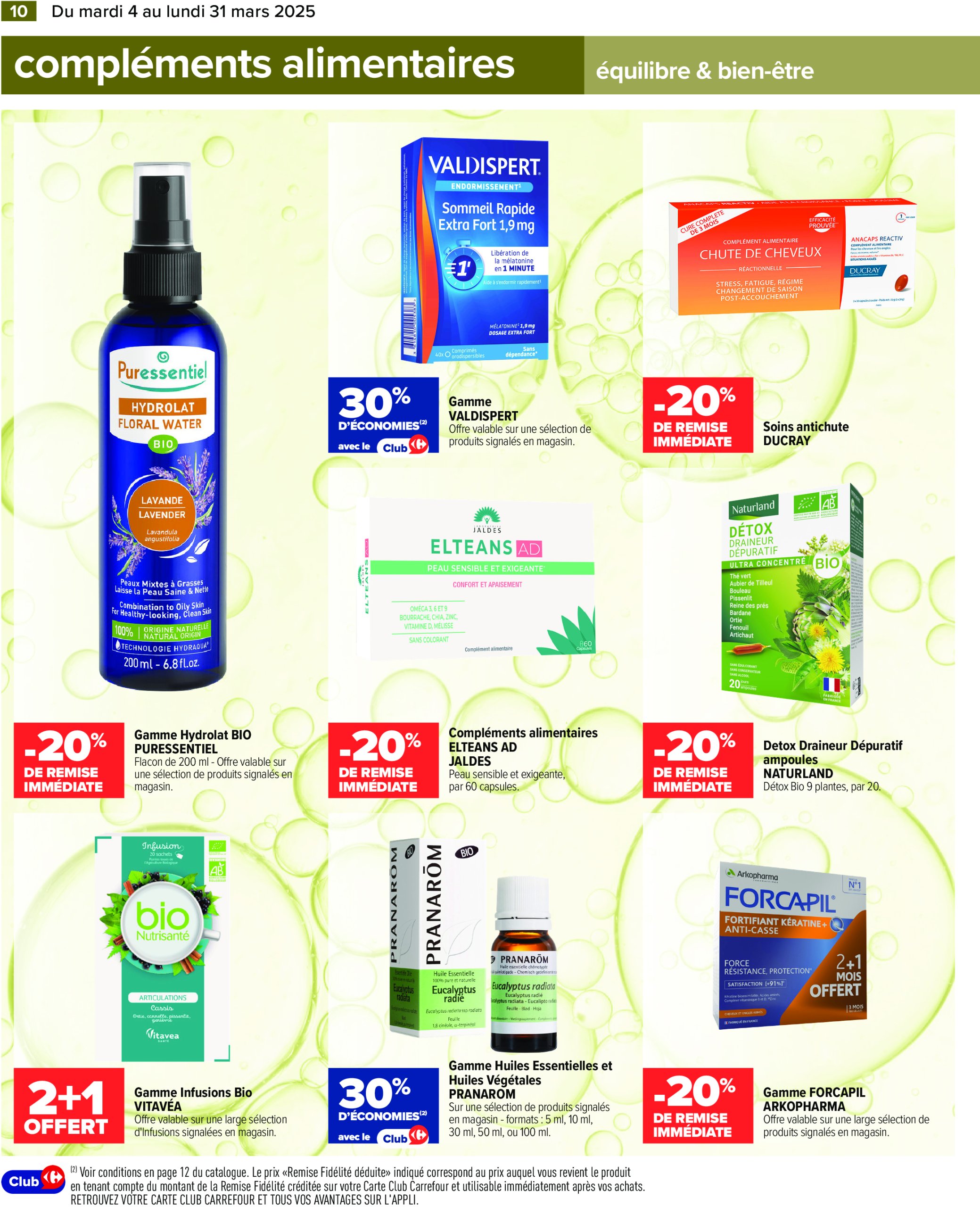 carrefour - Catalogue Carrefour - Parapharmacie valable dès 04/03 - 31/03 - page: 10