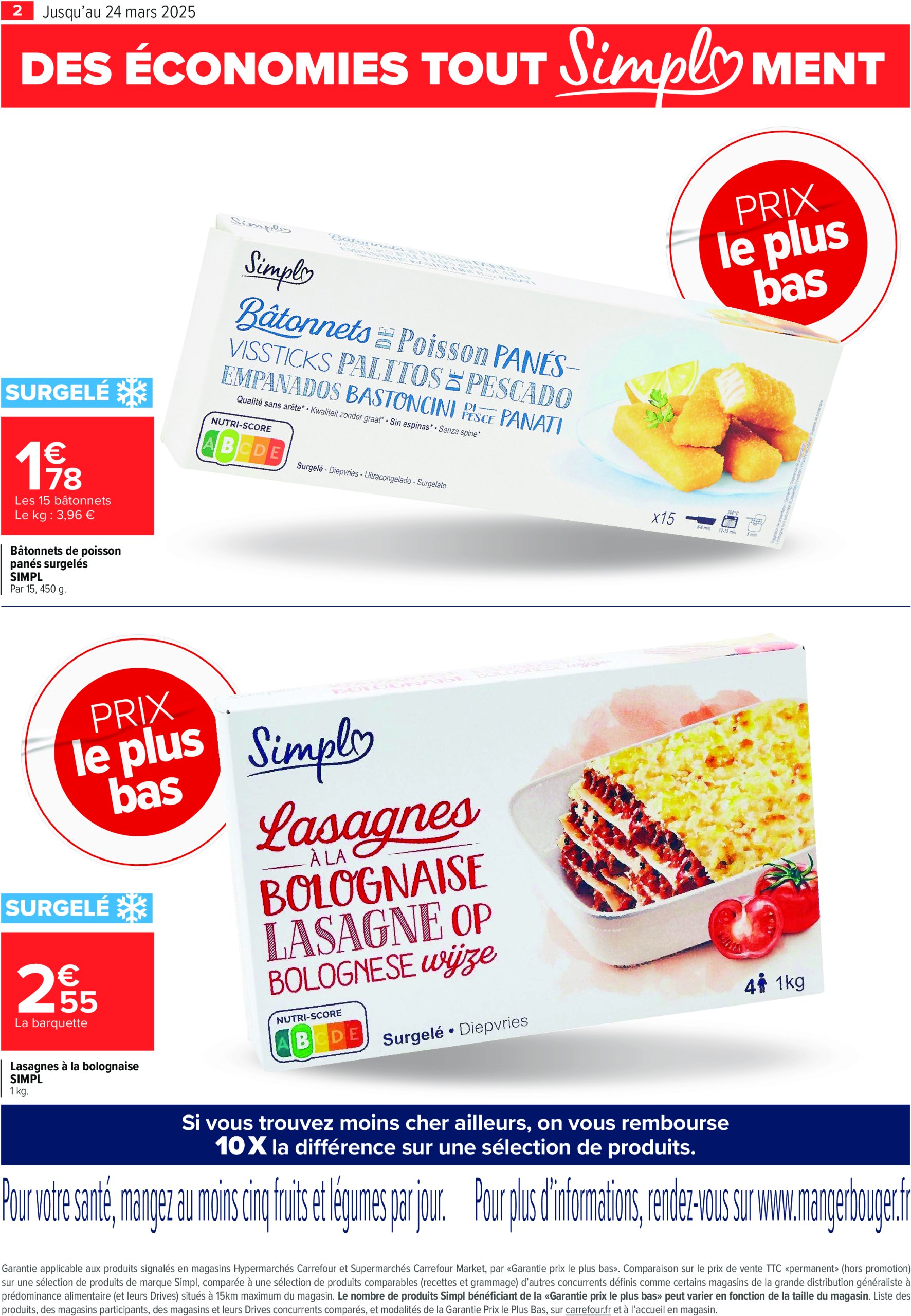 carrefour - Catalogue Carrefour - Prix le plus bas valable dès 27/02 - 24/03 - page: 2