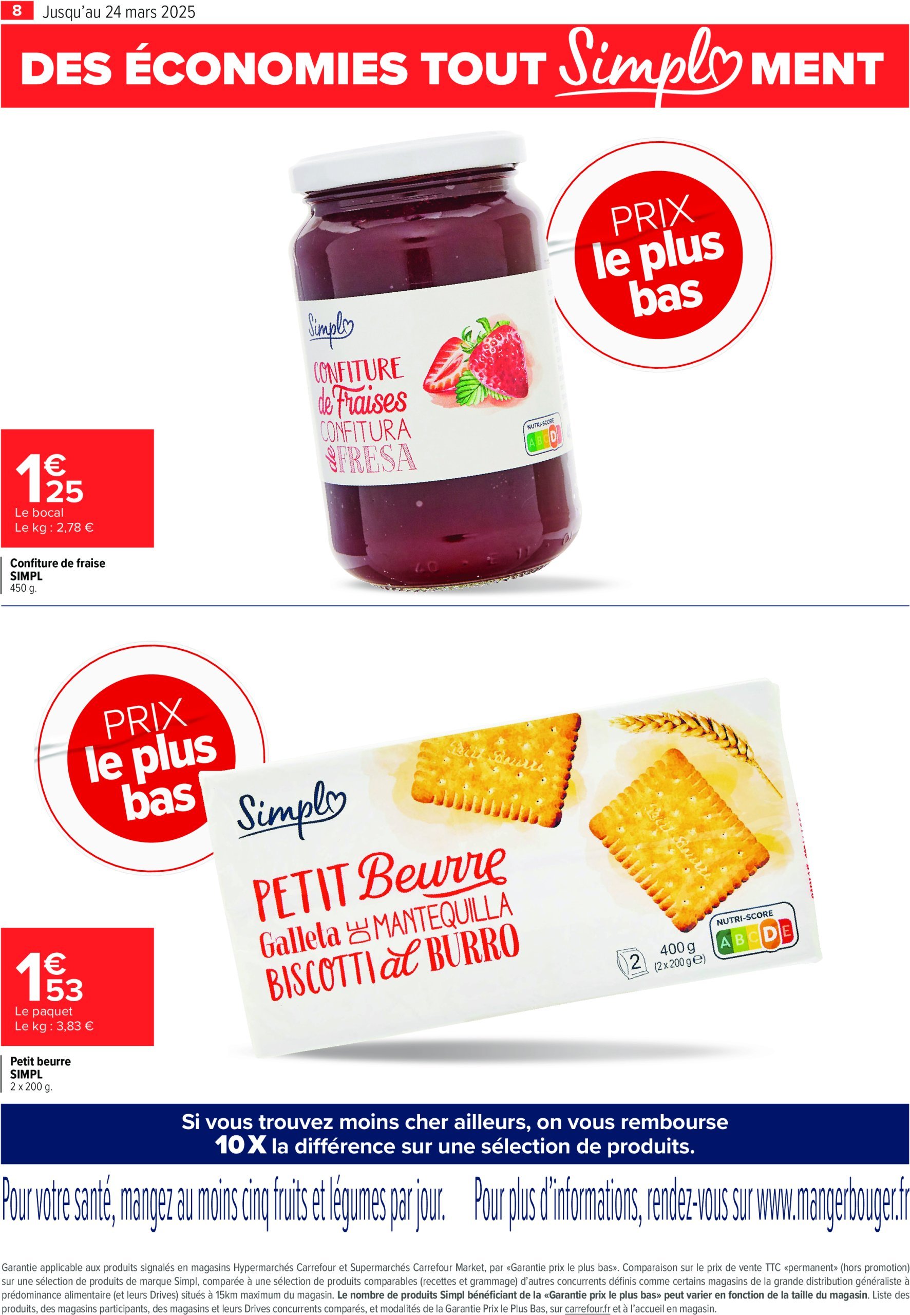 carrefour - Catalogue Carrefour - Prix le plus bas valable dès 27/02 - 24/03 - page: 8