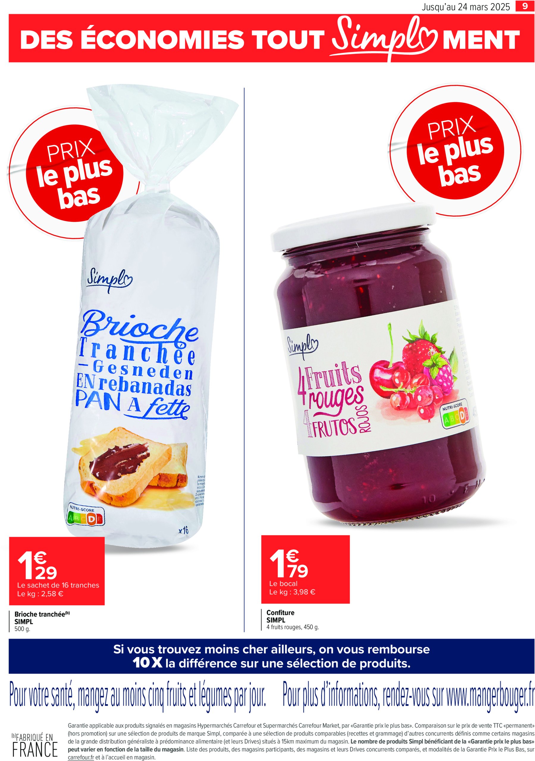 carrefour - Catalogue Carrefour - Prix le plus bas valable dès 27/02 - 24/03 - page: 9