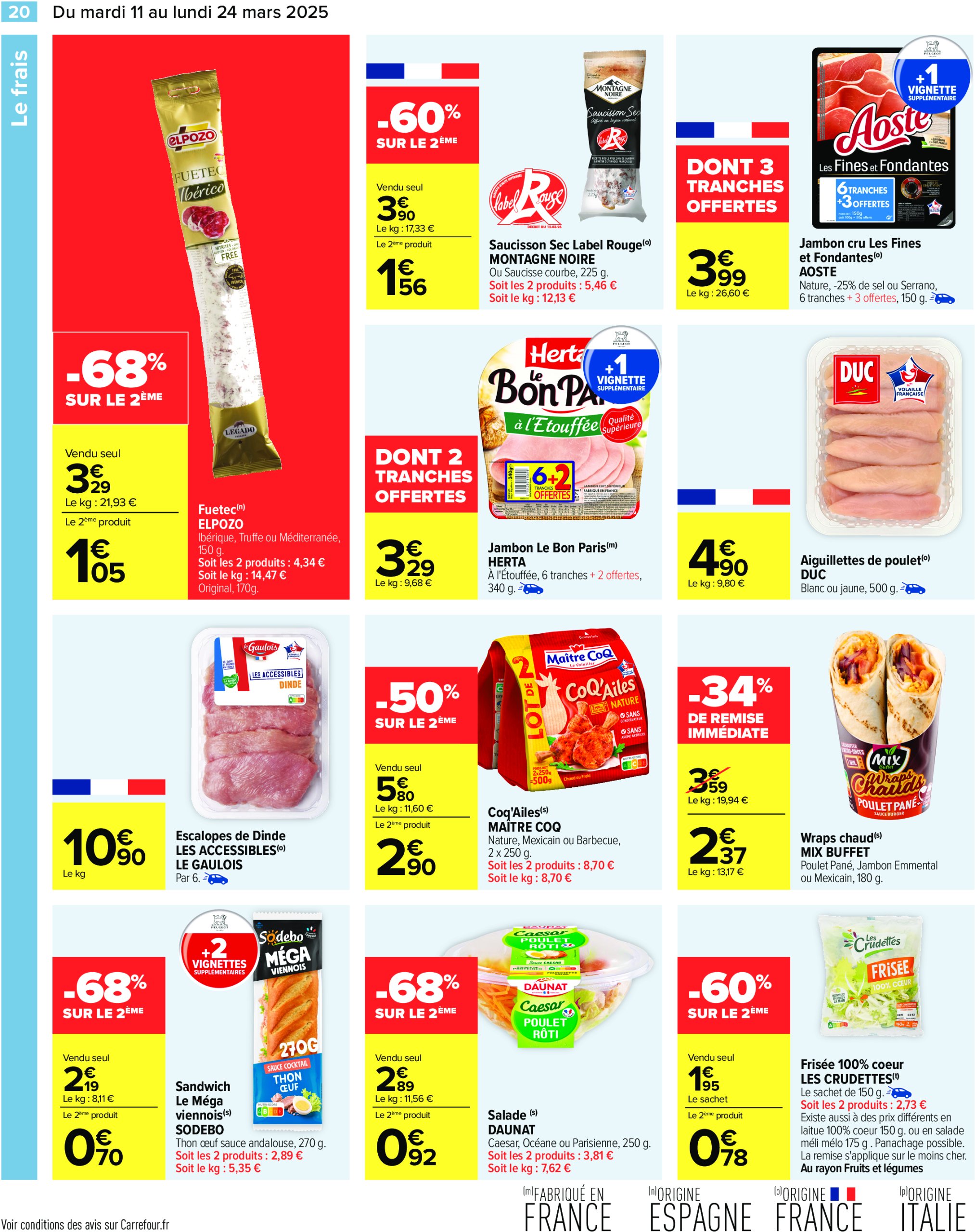 carrefour - Catalogue Carrefour valable dès 11/03 - 24/03 - page: 22