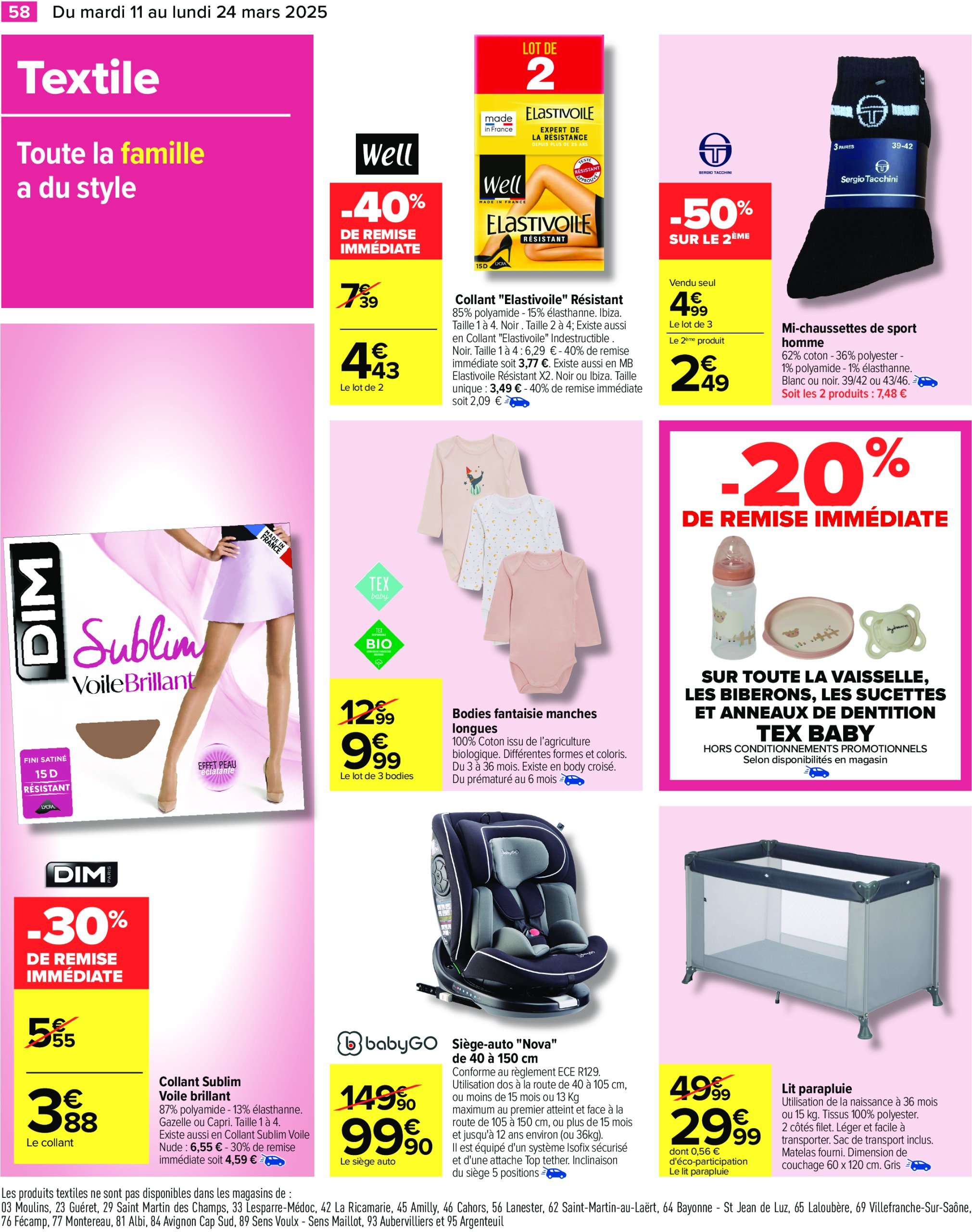 carrefour - Catalogue Carrefour valable dès 11/03 - 24/03 - page: 60