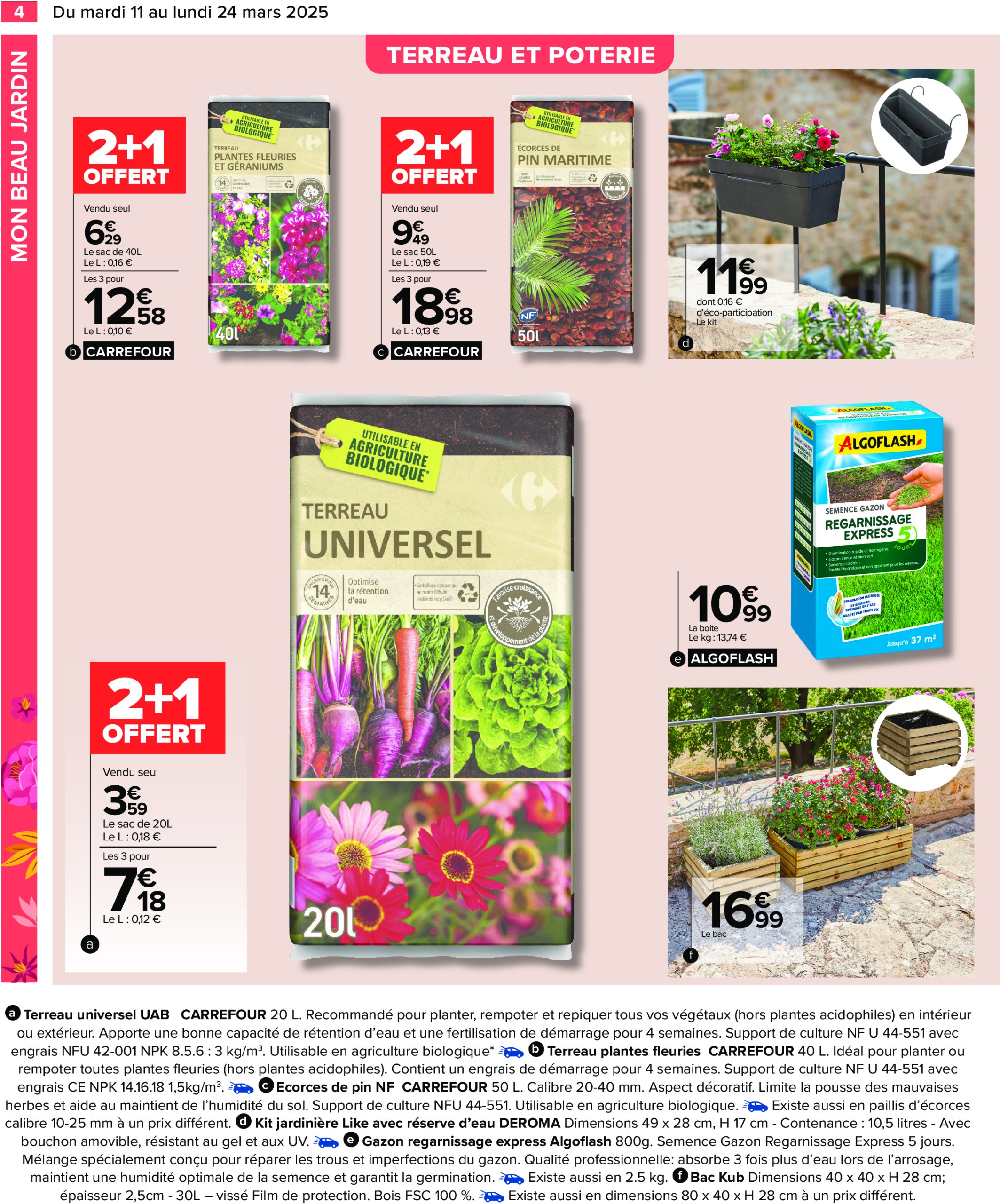 carrefour - Catalogue Carrefour - Jardin valable dès 11/03 - 24/03 - page: 6