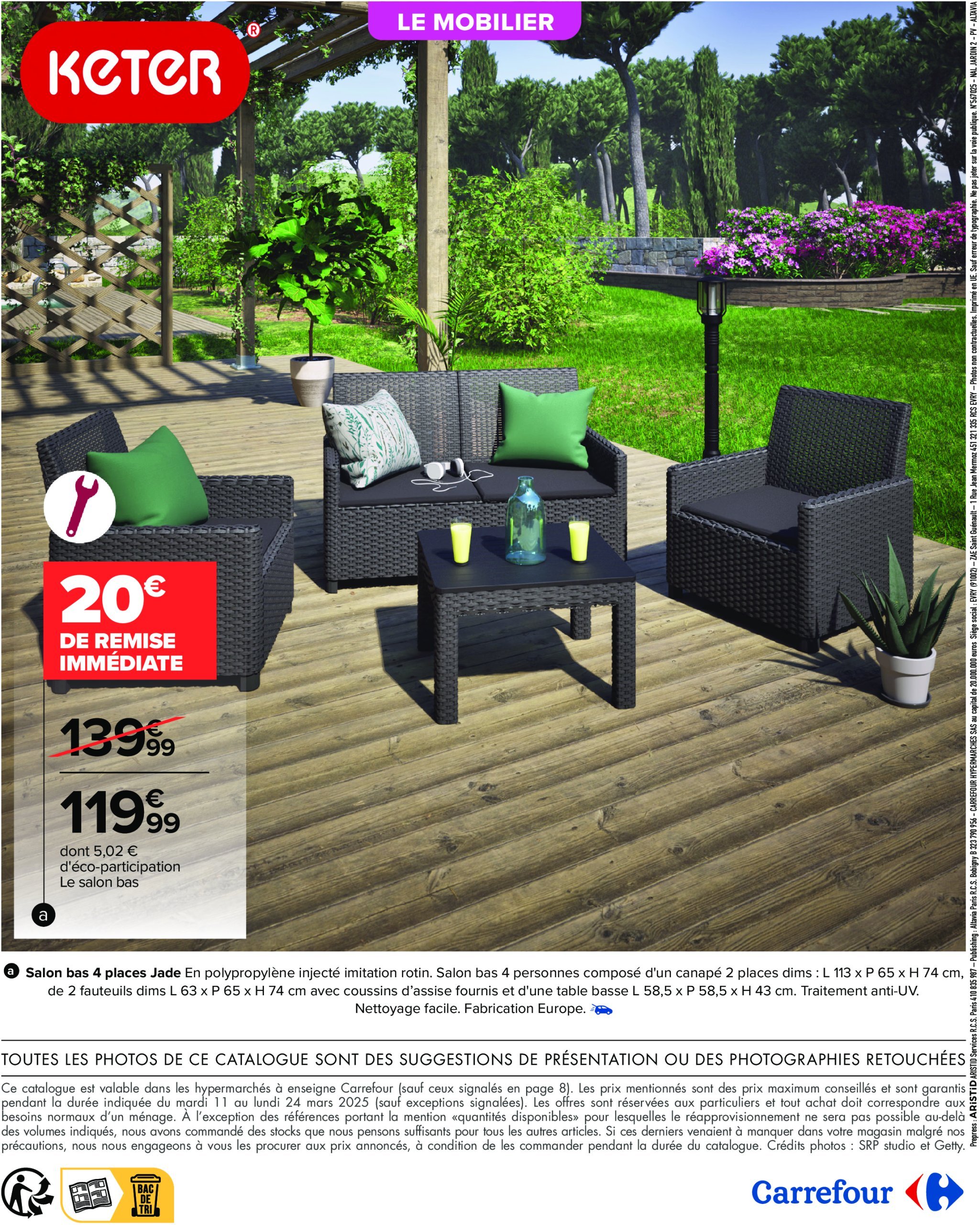 carrefour - Catalogue Carrefour - Jardin valable dès 11/03 - 24/03 - page: 2