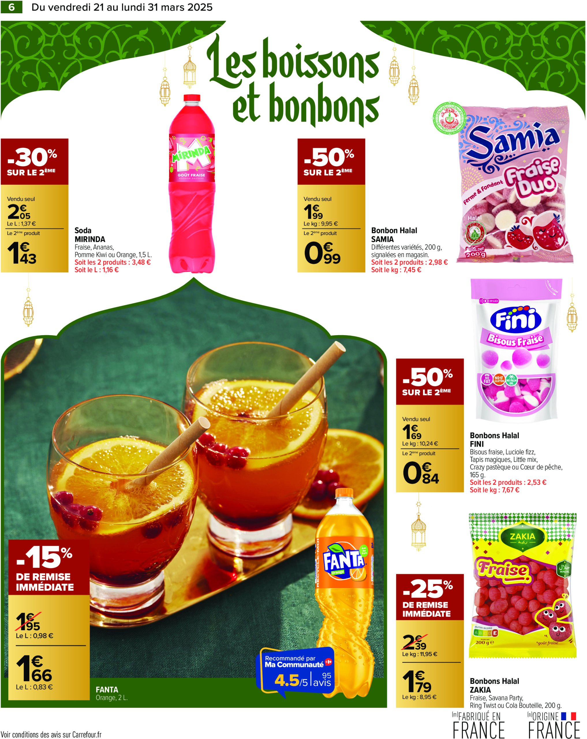 carrefour - Catalogue Carrefour - Ramadan valable dès 21/03 - 31/03 - page: 8