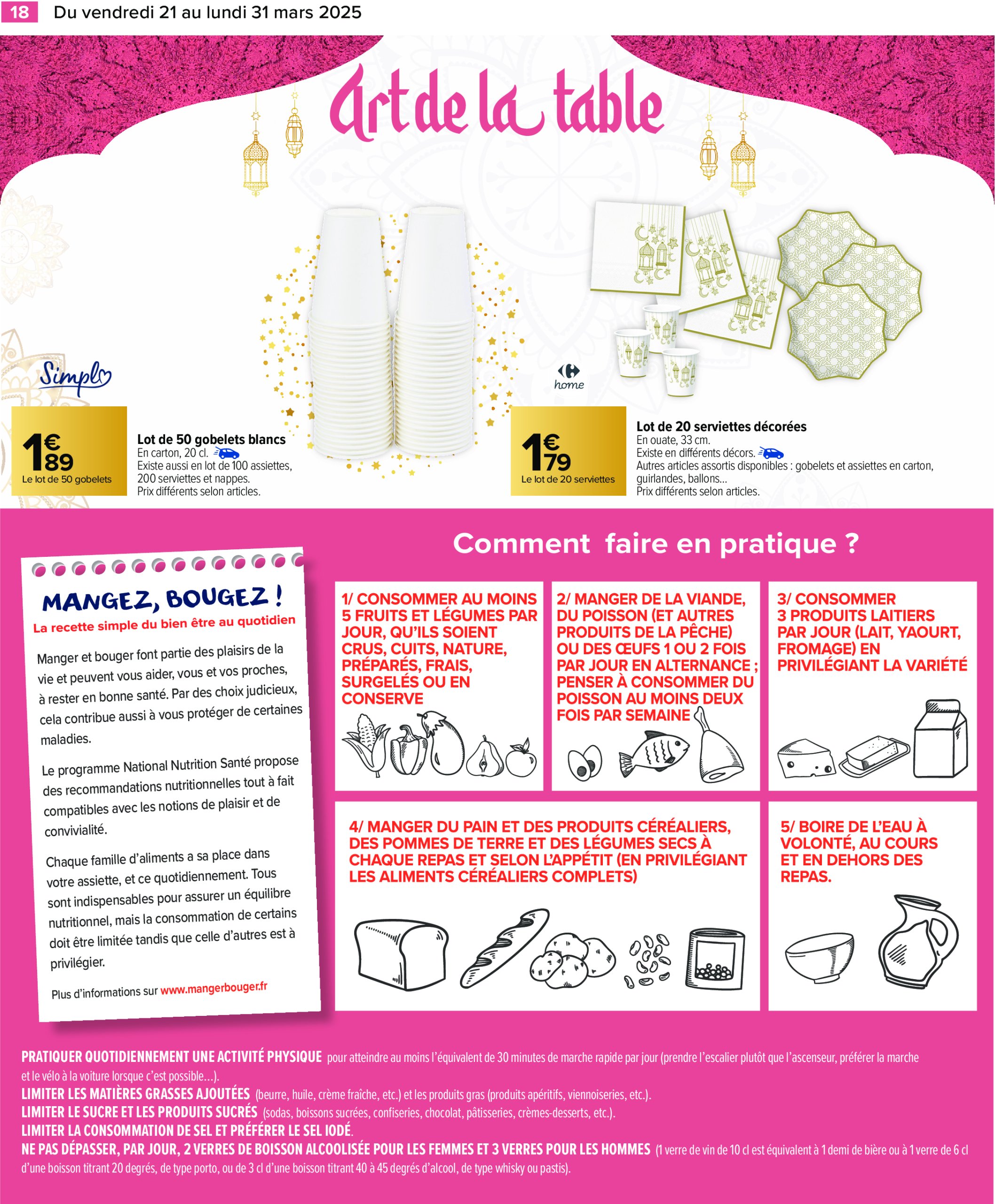 carrefour - Catalogue Carrefour - Ramadan valable dès 21/03 - 31/03 - page: 20