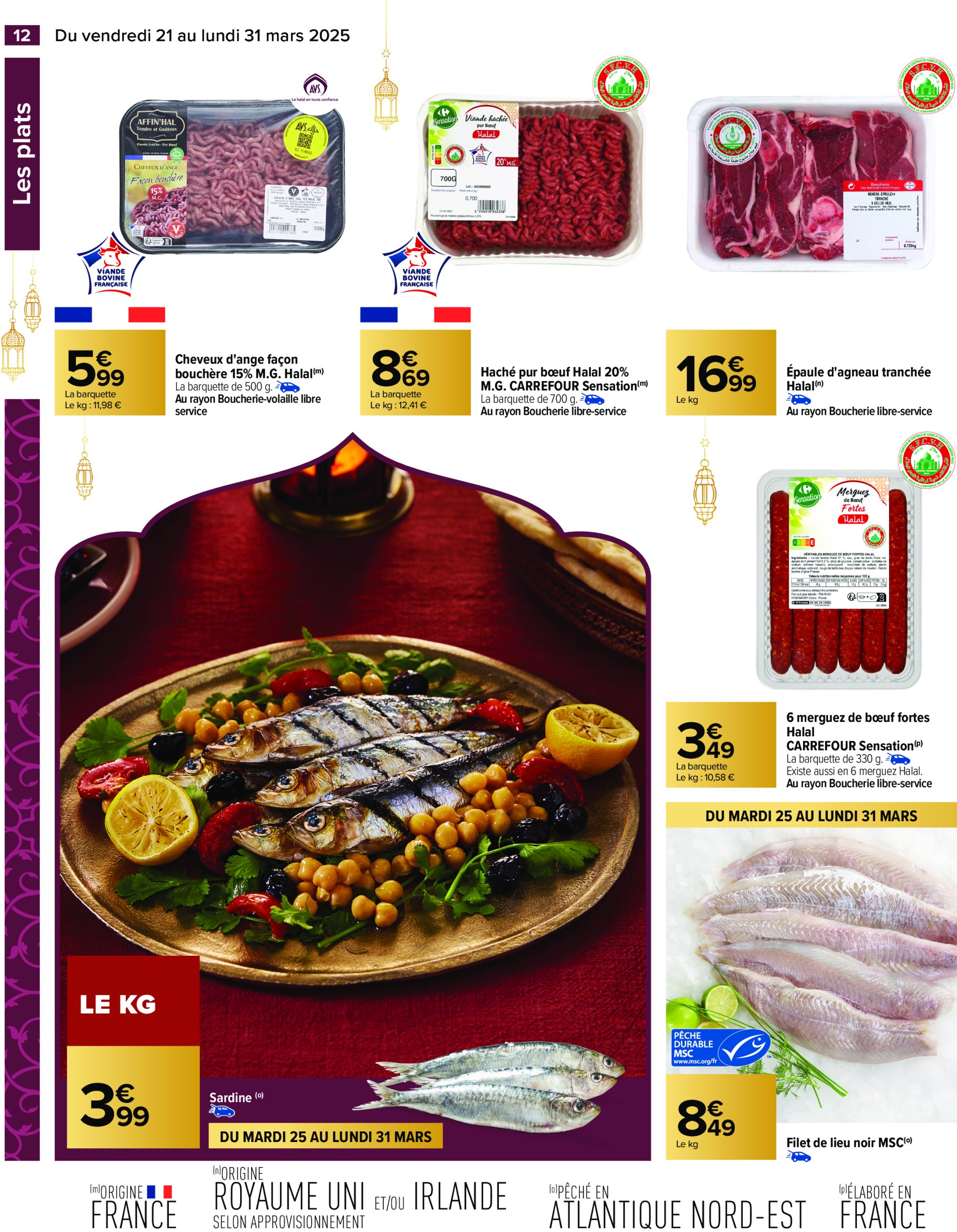 carrefour - Catalogue Carrefour - Ramadan valable dès 21/03 - 31/03 - page: 14