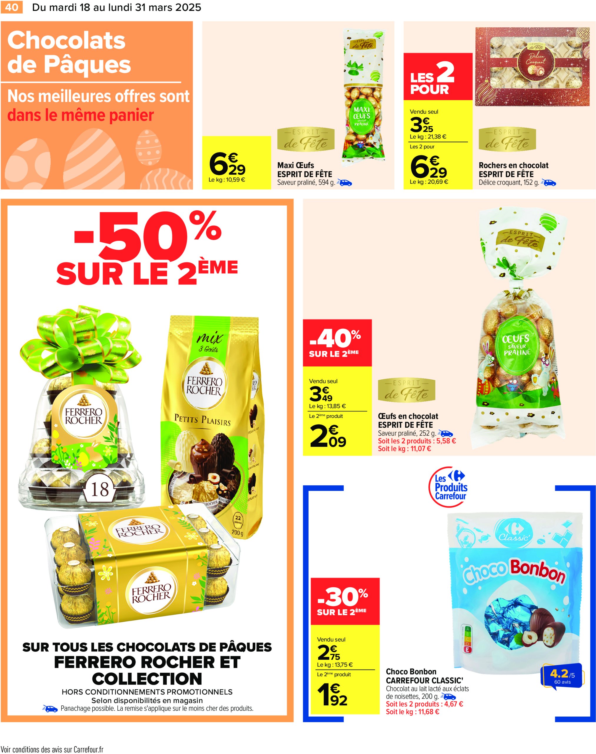 carrefour - Catalogue Carrefour valable dès 18/03 - 31/03 - page: 42 carrefour - Catalogue Carrefour valable dès 18/03 - 31/03 - page: 42