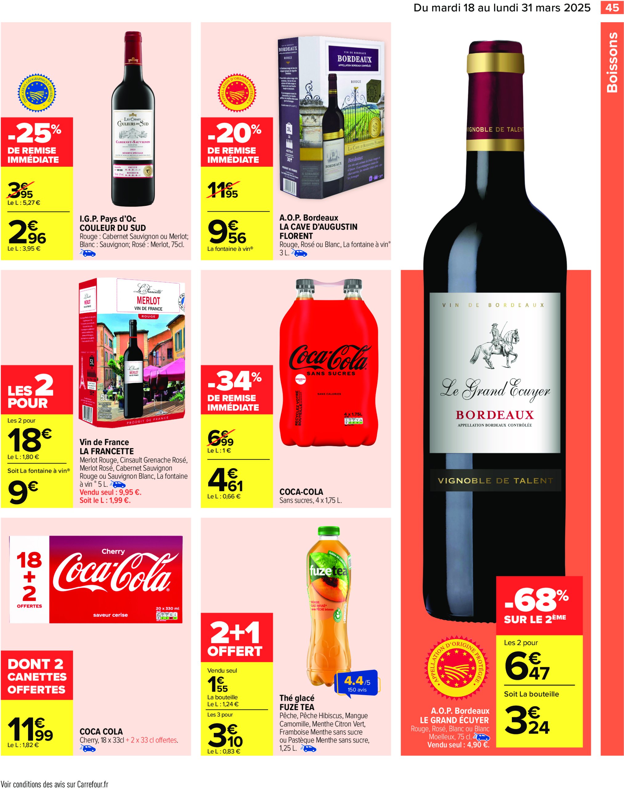 carrefour - Catalogue Carrefour valable dès 18/03 - 31/03 - page: 47 carrefour - Catalogue Carrefour valable dès 18/03 - 31/03 - page: 47