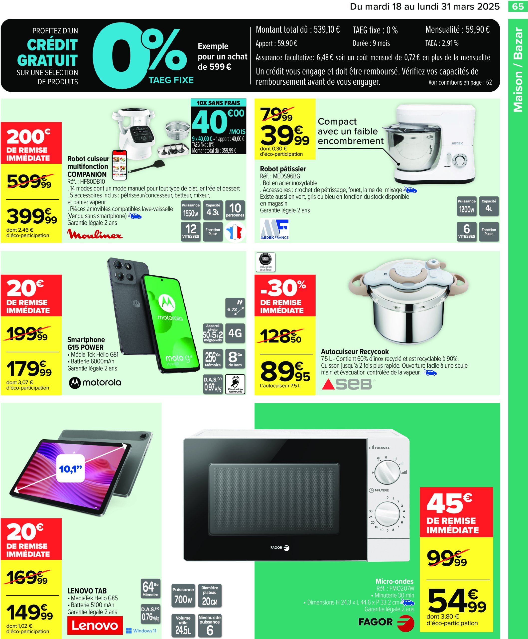carrefour - Catalogue Carrefour valable dès 18/03 - 31/03 - page: 67 carrefour - Catalogue Carrefour valable dès 18/03 - 31/03 - page: 67