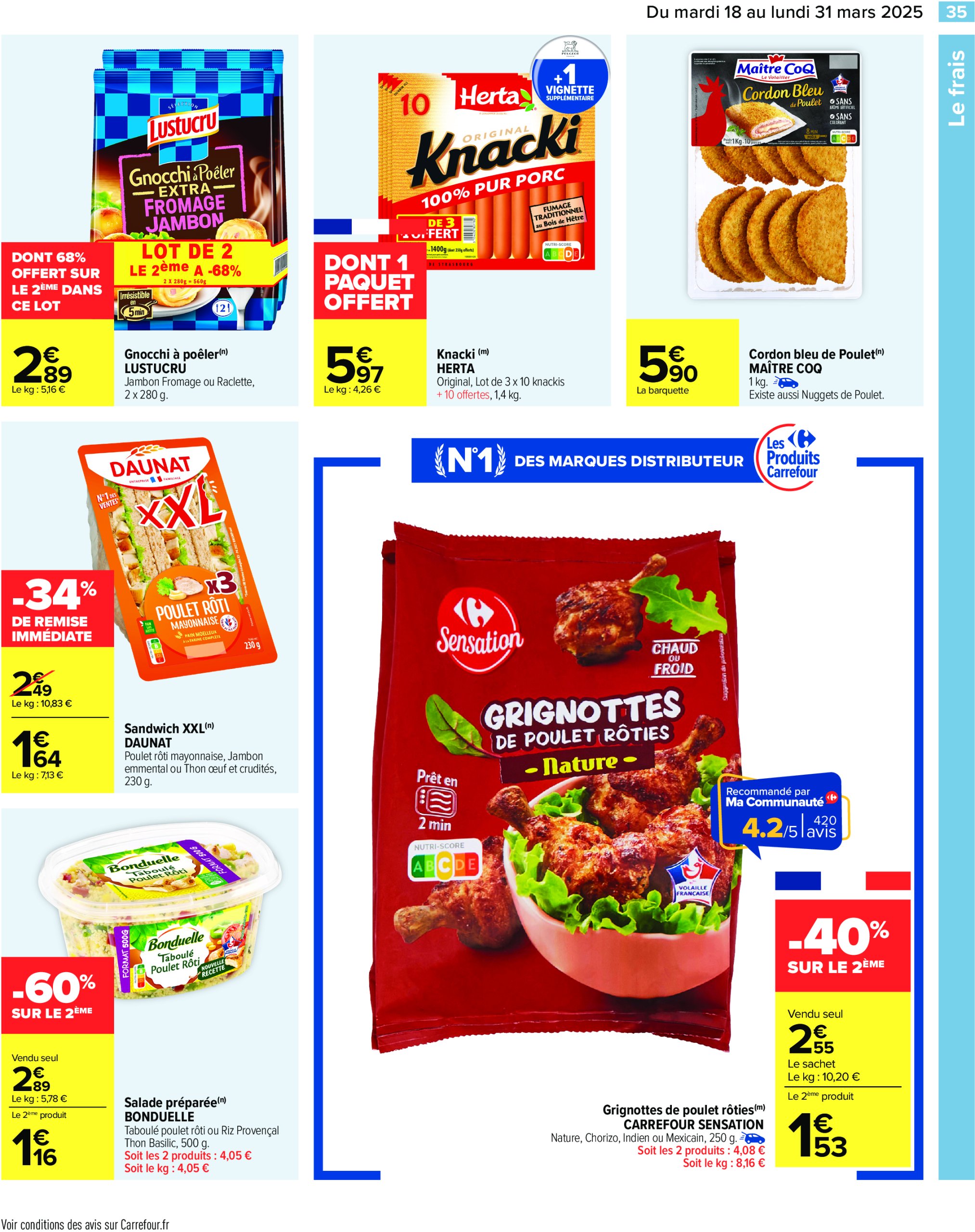 carrefour - Catalogue Carrefour valable dès 18/03 - 31/03 - page: 37 carrefour - Catalogue Carrefour valable dès 18/03 - 31/03 - page: 37