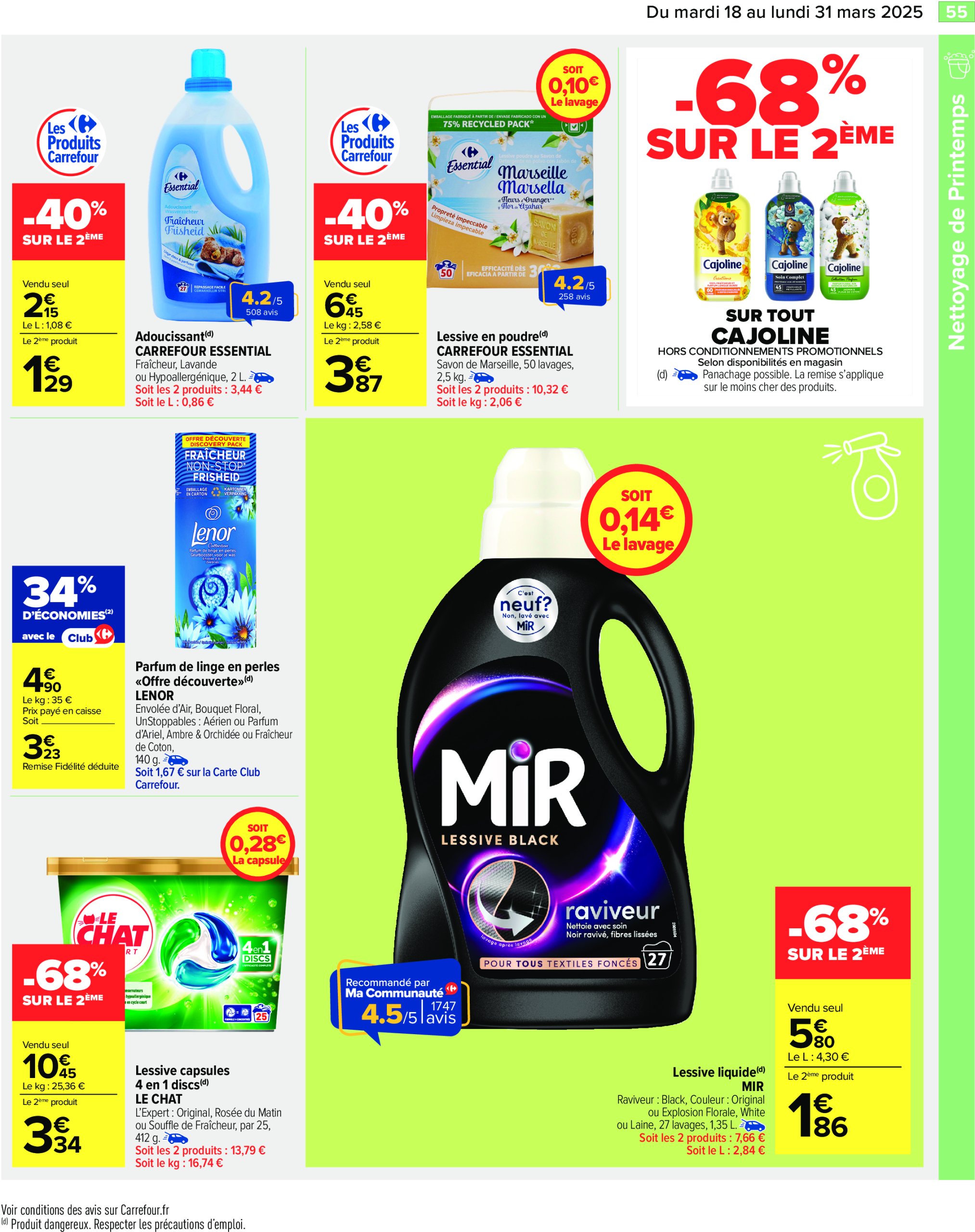 carrefour - Catalogue Carrefour valable dès 18/03 - 31/03 - page: 57 carrefour - Catalogue Carrefour valable dès 18/03 - 31/03 - page: 57