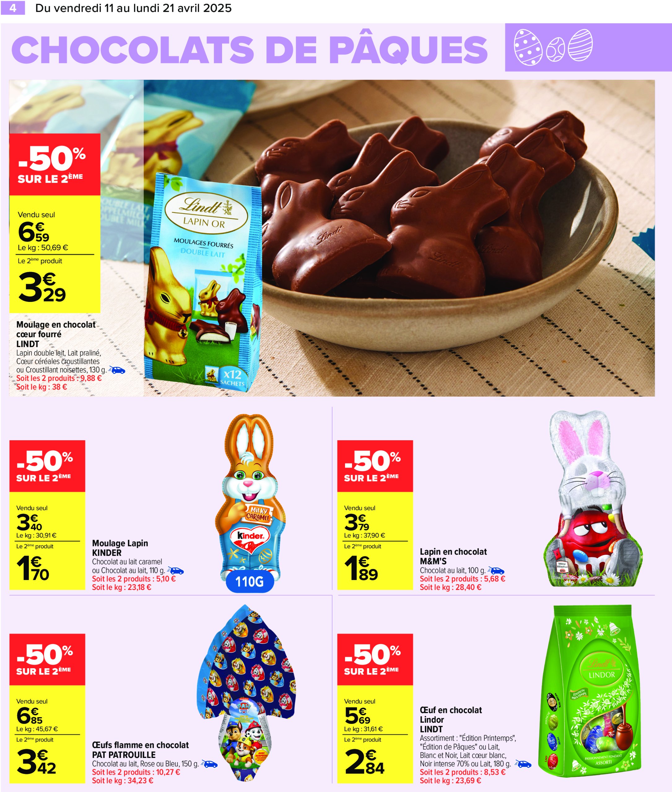 carrefour - Catalogue Carrefour - Pâques valable dès 11/04 - 21/04 - page: 6