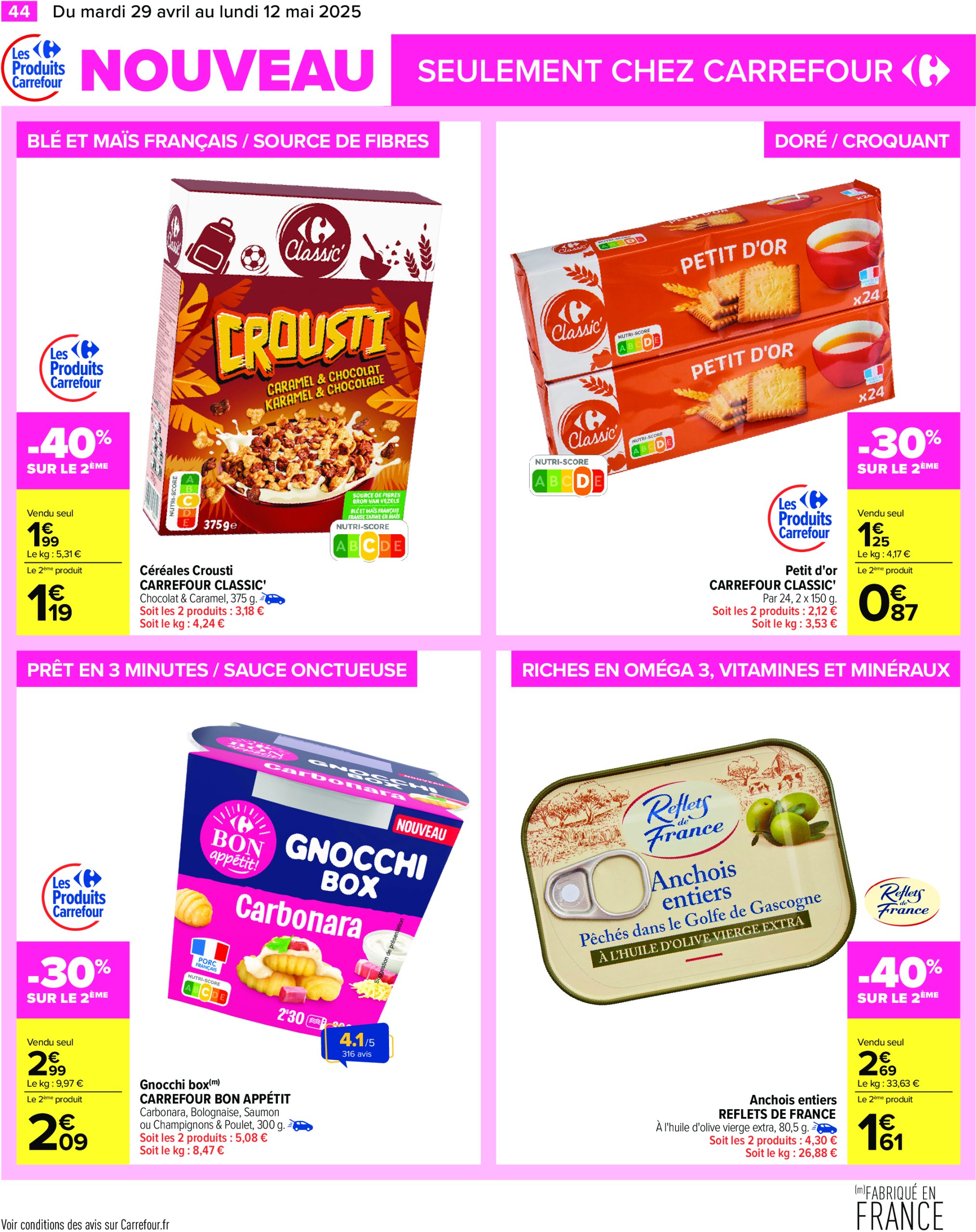 carrefour - Catalogue Carrefour valable dès 29/04 - 12/05 - page: 46 carrefour - Catalogue Carrefour valable dès 29/04 - 12/05 - page: 46