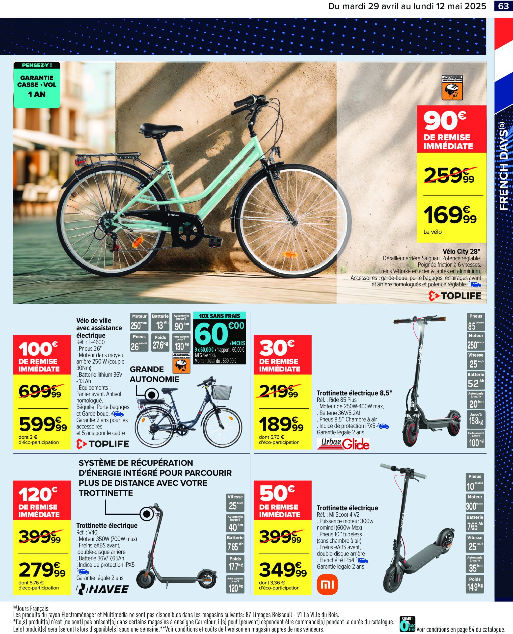 carrefour - Catalogue Carrefour valable dès 29/04 - 12/05 - page: 65 carrefour - Catalogue Carrefour valable dès 29/04 - 12/05 - page: 65