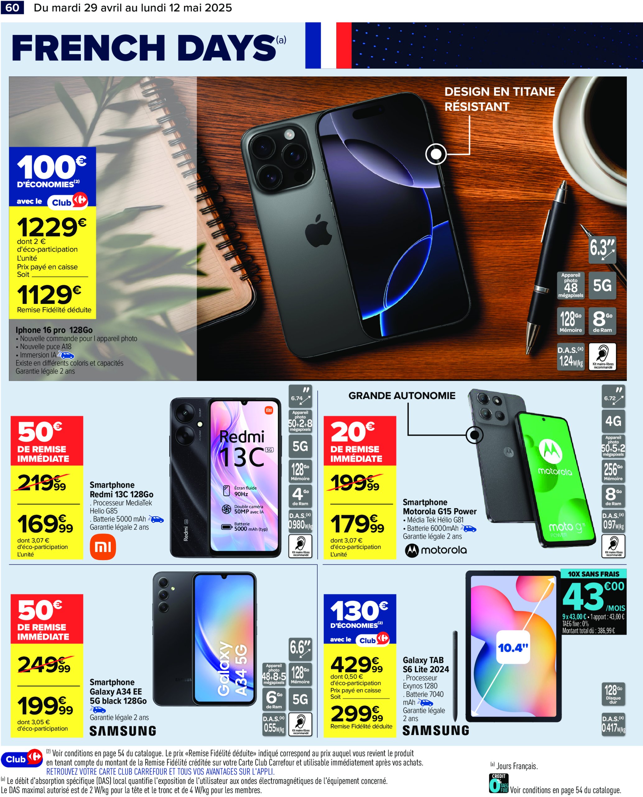 carrefour - Catalogue Carrefour valable dès 29/04 - 12/05 - page: 62 carrefour - Catalogue Carrefour valable dès 29/04 - 12/05 - page: 62