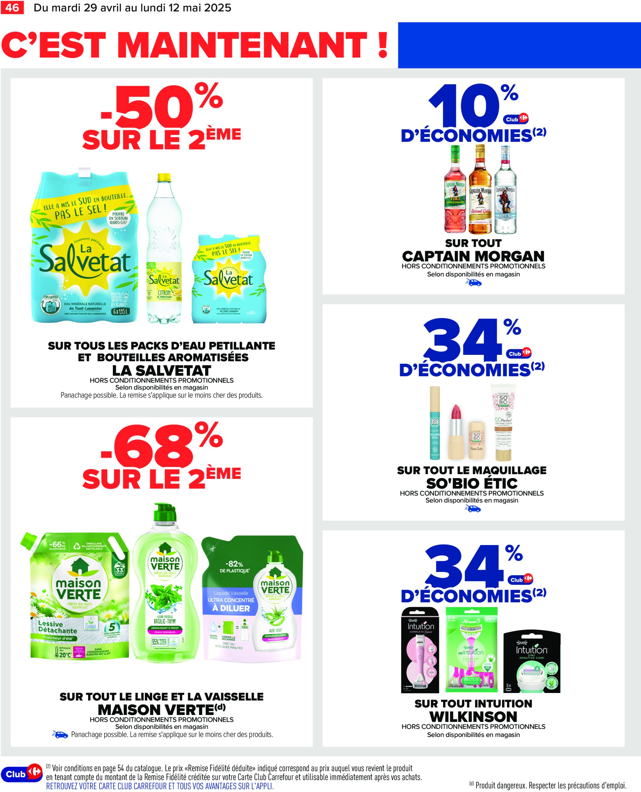 carrefour - Catalogue Carrefour valable dès 29/04 - 12/05 - page: 48 carrefour - Catalogue Carrefour valable dès 29/04 - 12/05 - page: 48