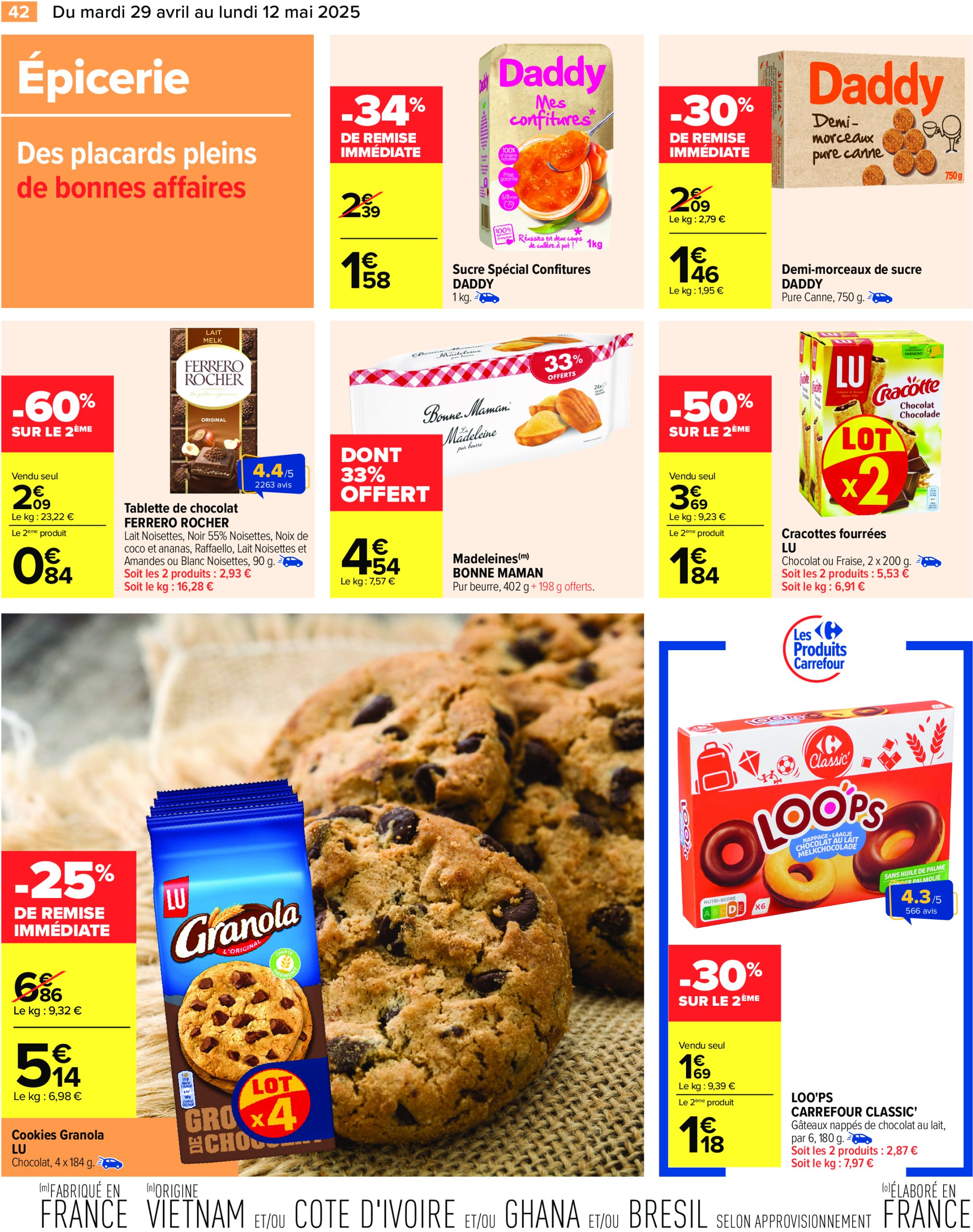 carrefour - Catalogue Carrefour valable dès 29/04 - 12/05 - page: 44 carrefour - Catalogue Carrefour valable dès 29/04 - 12/05 - page: 44