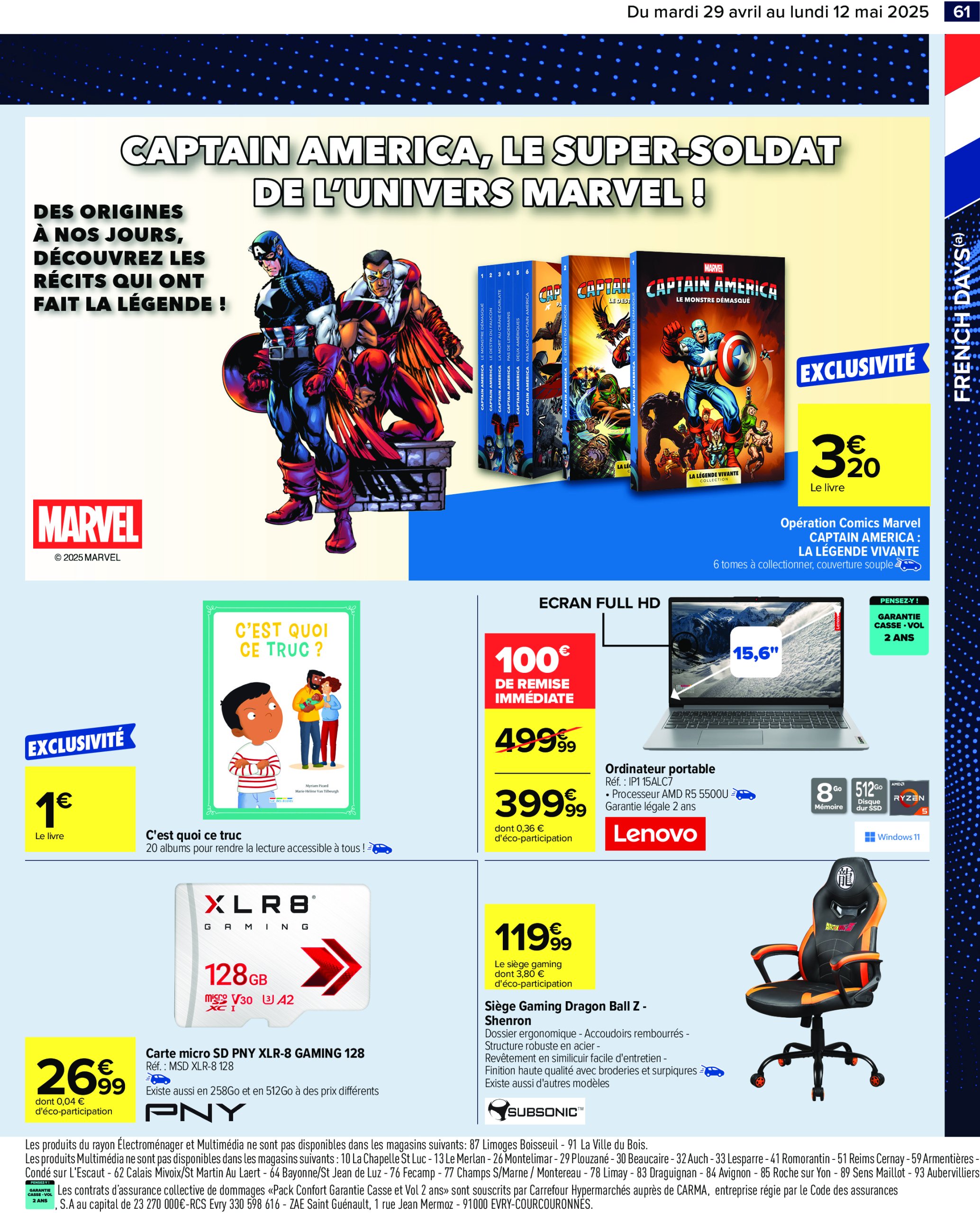 carrefour - Catalogue Carrefour valable dès 29/04 - 12/05 - page: 63 carrefour - Catalogue Carrefour valable dès 29/04 - 12/05 - page: 63