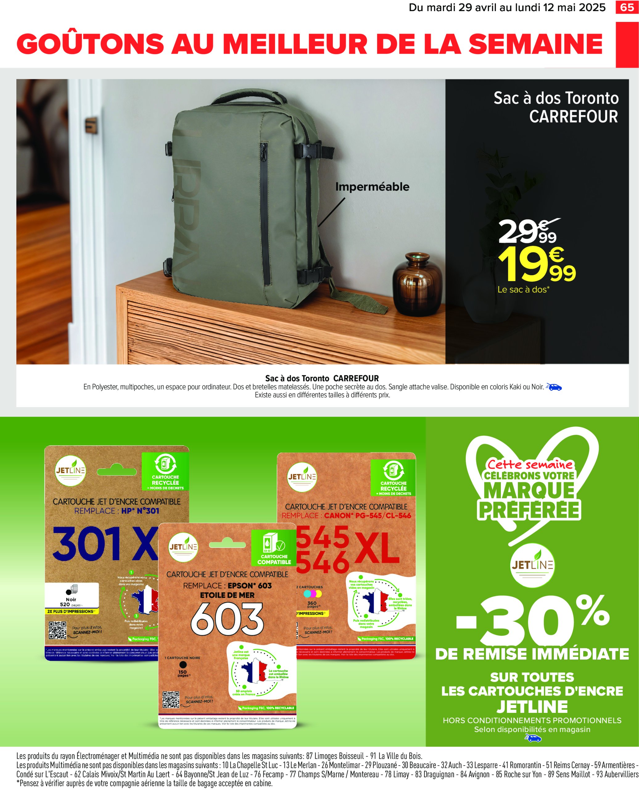 carrefour - Catalogue Carrefour valable dès 29/04 - 12/05 - page: 67 carrefour - Catalogue Carrefour valable dès 29/04 - 12/05 - page: 67