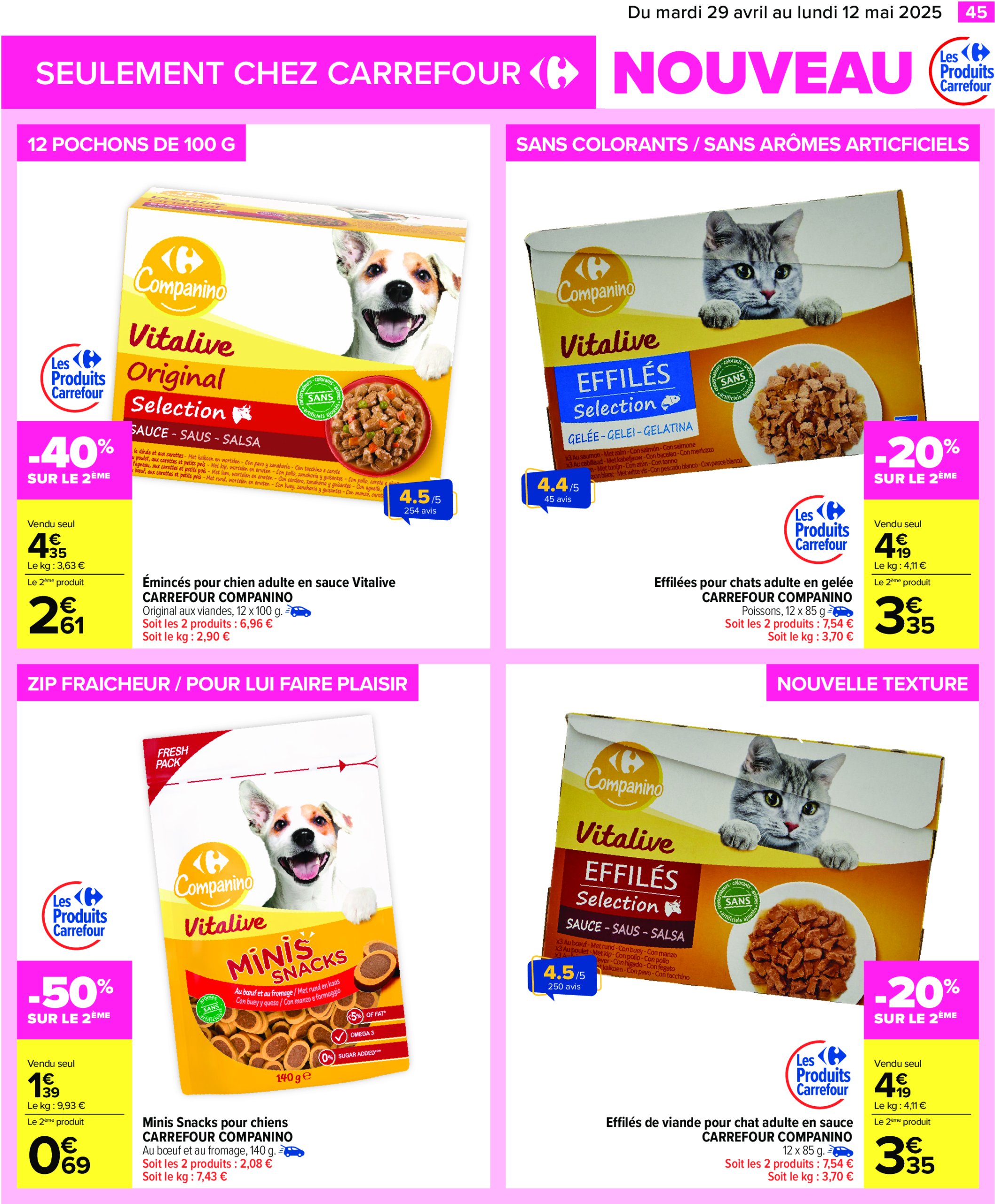 carrefour - Catalogue Carrefour valable dès 29/04 - 12/05 - page: 47 carrefour - Catalogue Carrefour valable dès 29/04 - 12/05 - page: 47