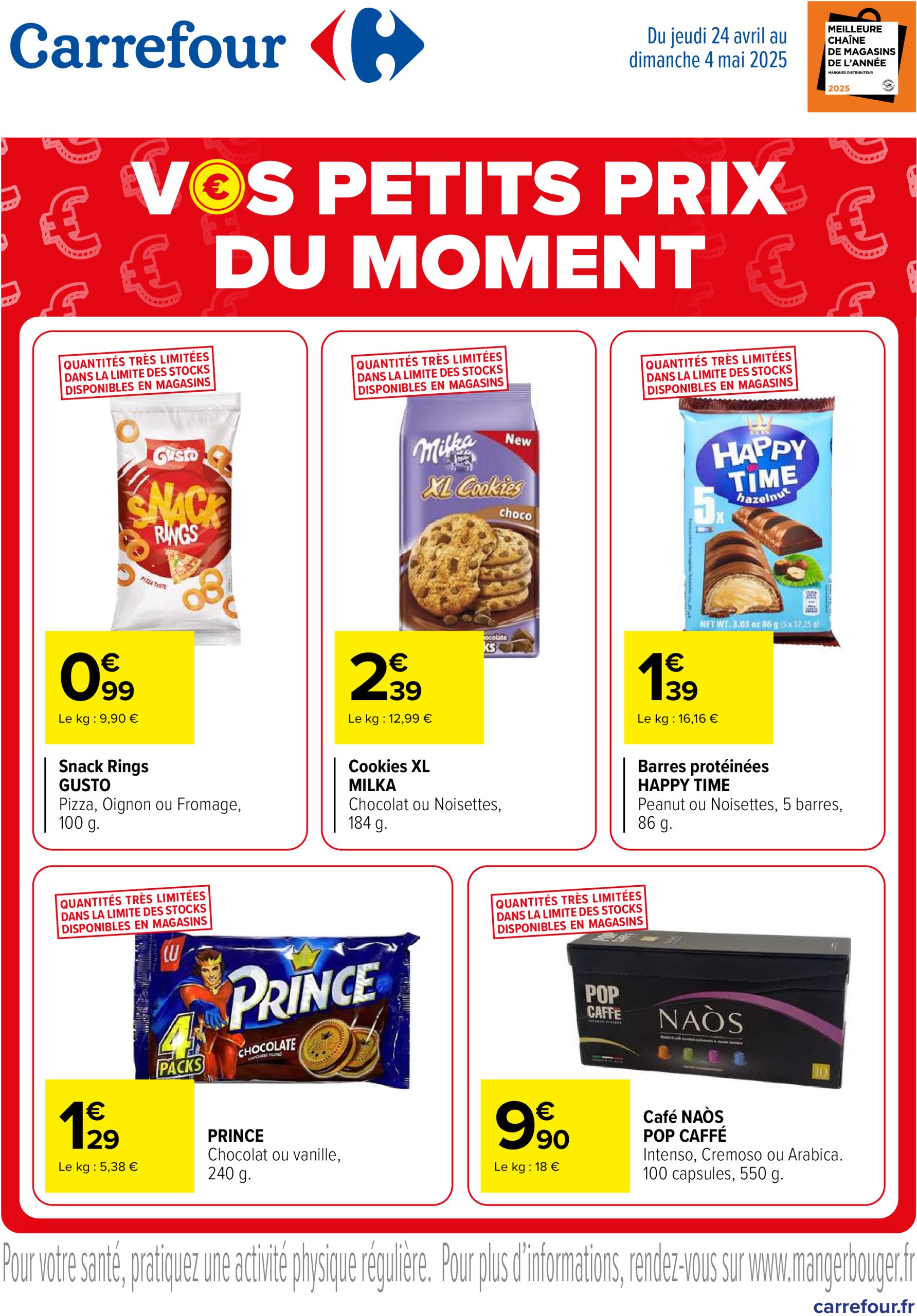 carrefour - Catalogue Carrefour - Vos Petits Prix du Moment valable dès 24/04 - 04/05