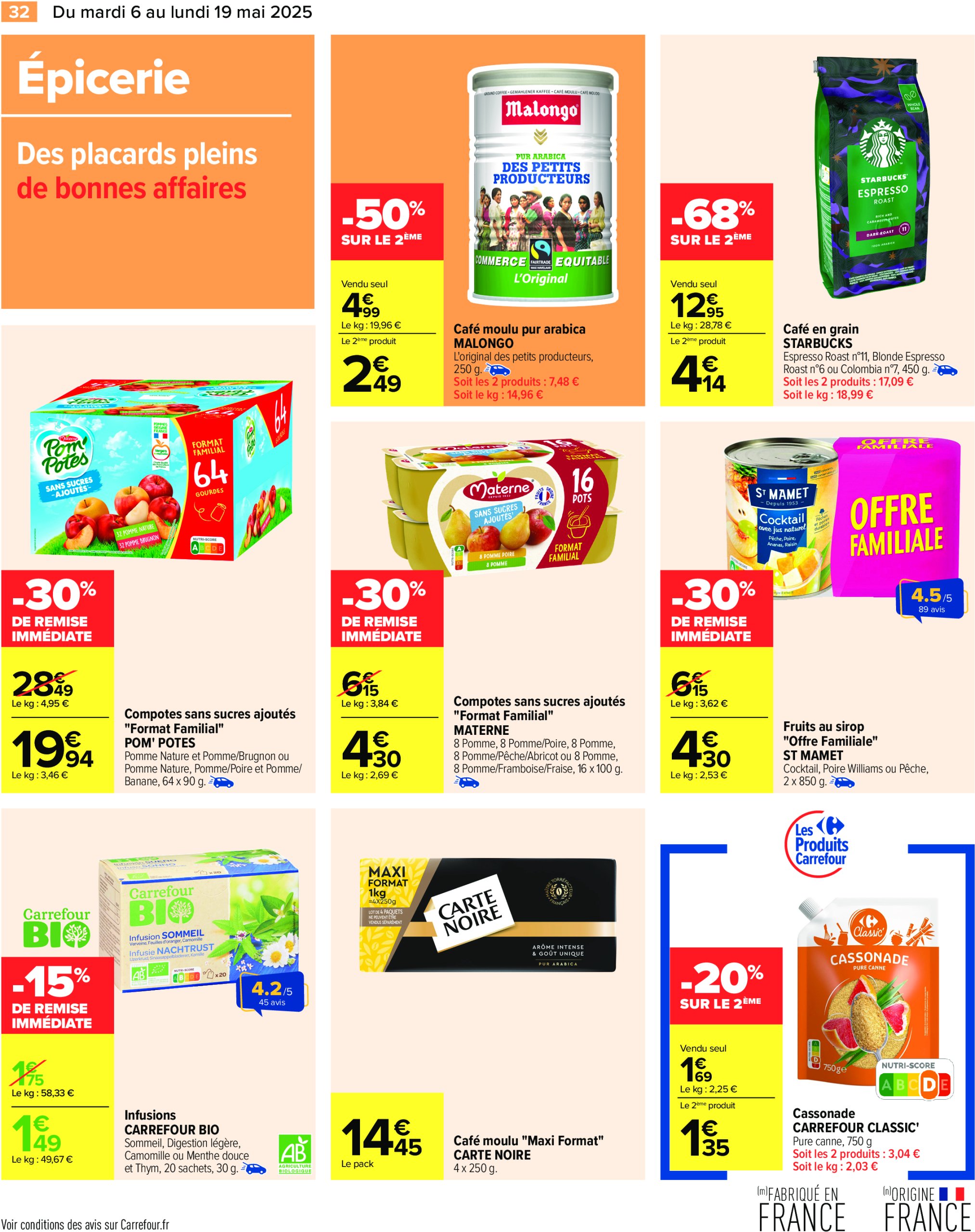 carrefour - Catalogue Carrefour valable dès 06/05 - 19/05 - page: 34 carrefour - Catalogue Carrefour valable dès 06/05 - 19/05 - page: 34