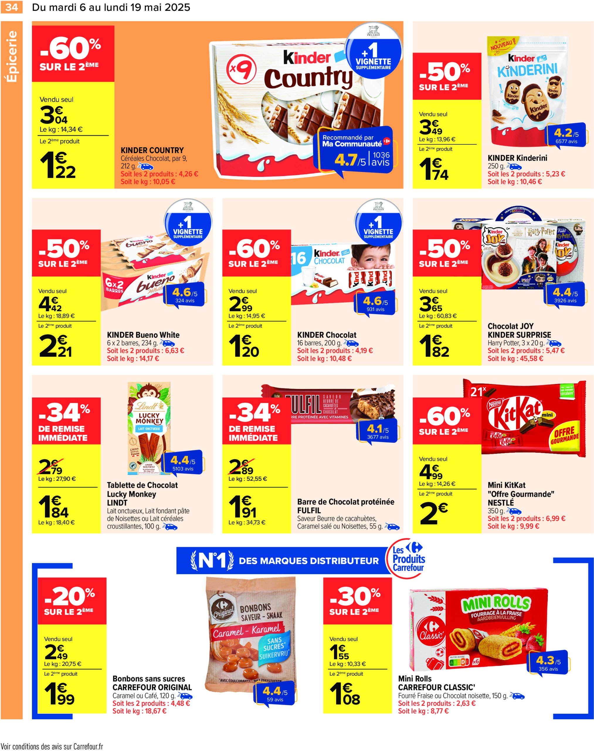 carrefour - Catalogue Carrefour valable dès 06/05 - 19/05 - page: 36 carrefour - Catalogue Carrefour valable dès 06/05 - 19/05 - page: 36