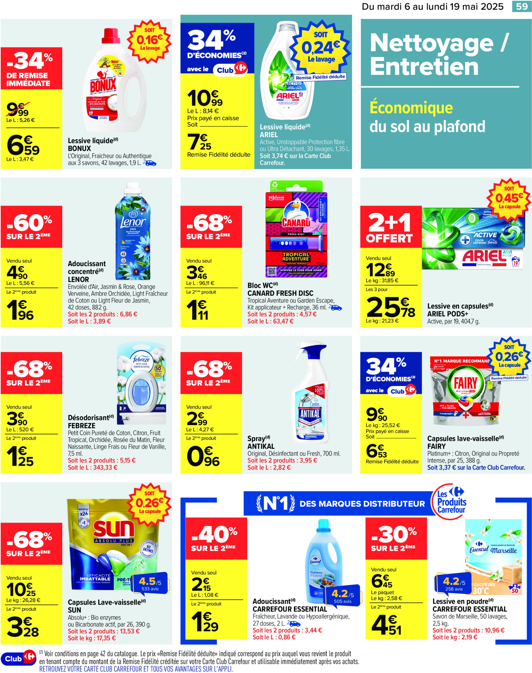 carrefour - Catalogue Carrefour valable dès 06/05 - 19/05 - page: 61 carrefour - Catalogue Carrefour valable dès 06/05 - 19/05 - page: 61
