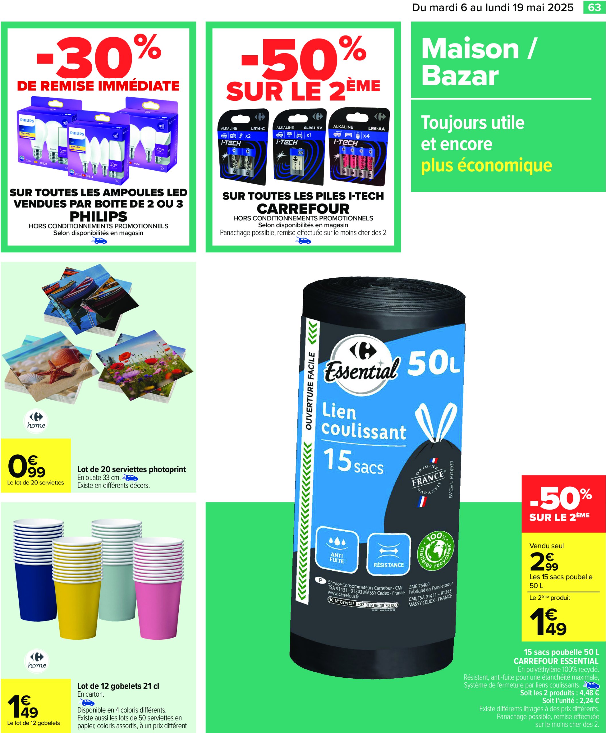 carrefour - Catalogue Carrefour valable dès 06/05 - 19/05 - page: 65 carrefour - Catalogue Carrefour valable dès 06/05 - 19/05 - page: 65