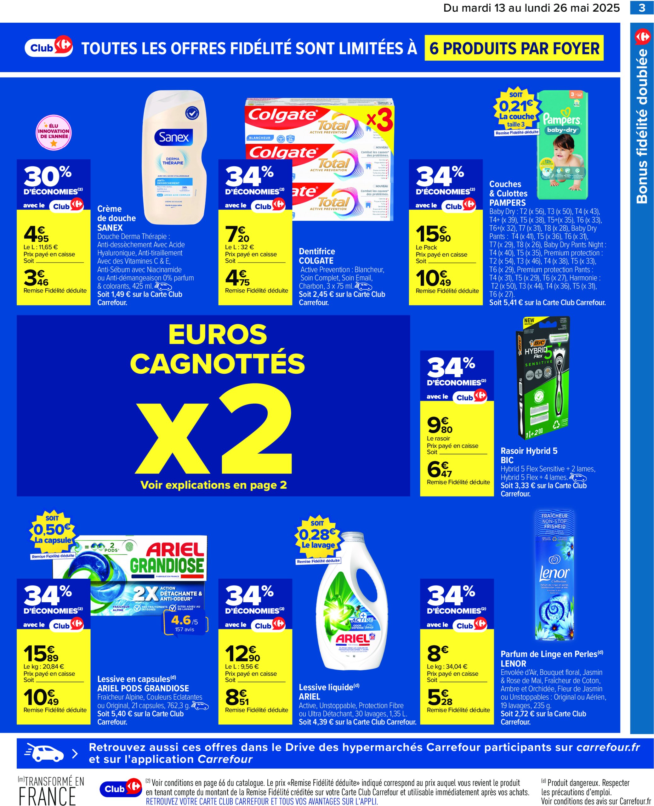 carrefour - Catalogue Carrefour valable dès 13/05 - 26/05 - page: 5 carrefour - Catalogue Carrefour valable dès 13/05 - 26/05 - page: 5