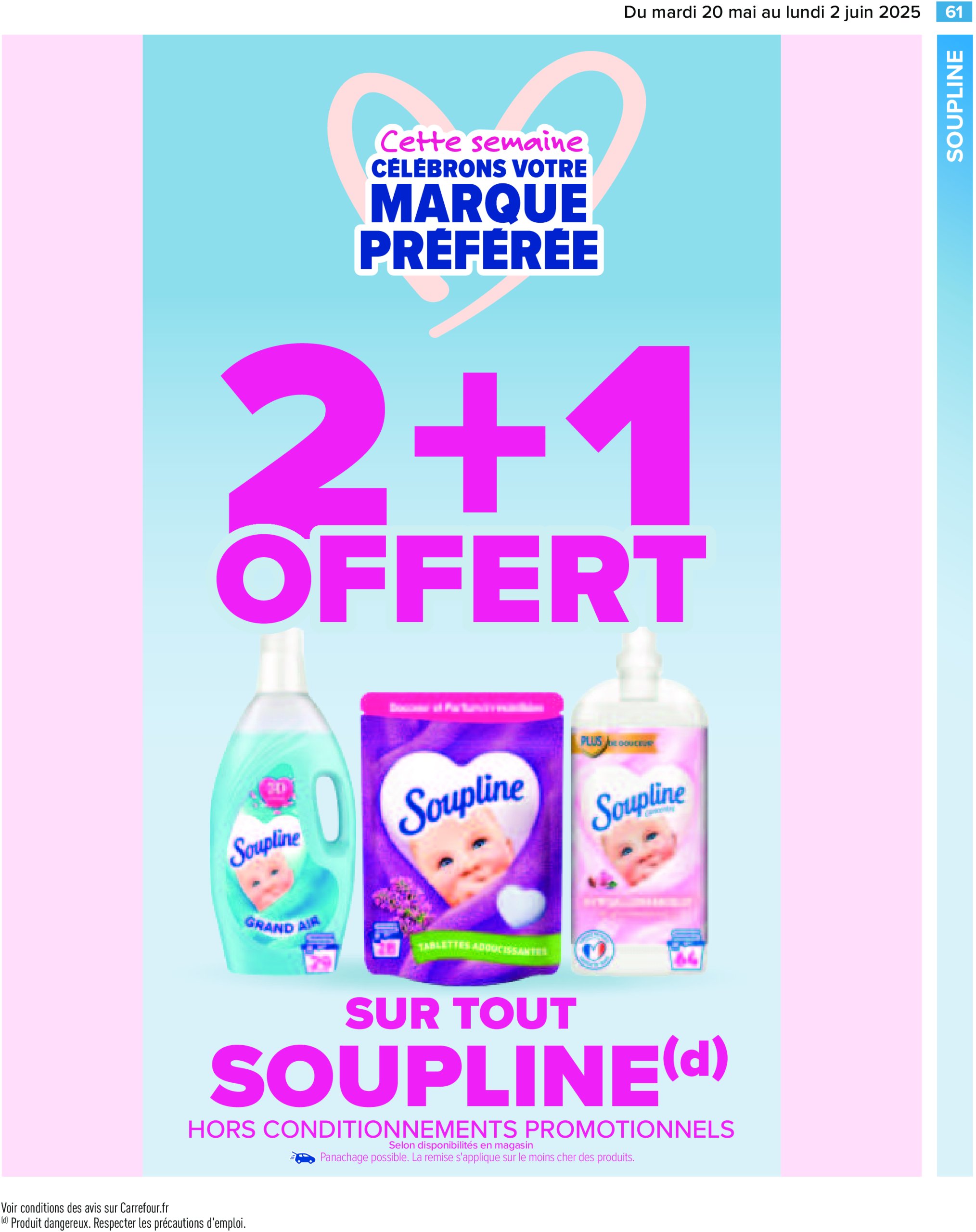 carrefour - Catalogue Carrefour valable dès 20/05 - 02/06 - page: 63 carrefour - Catalogue Carrefour valable dès 20/05 - 02/06 - page: 63