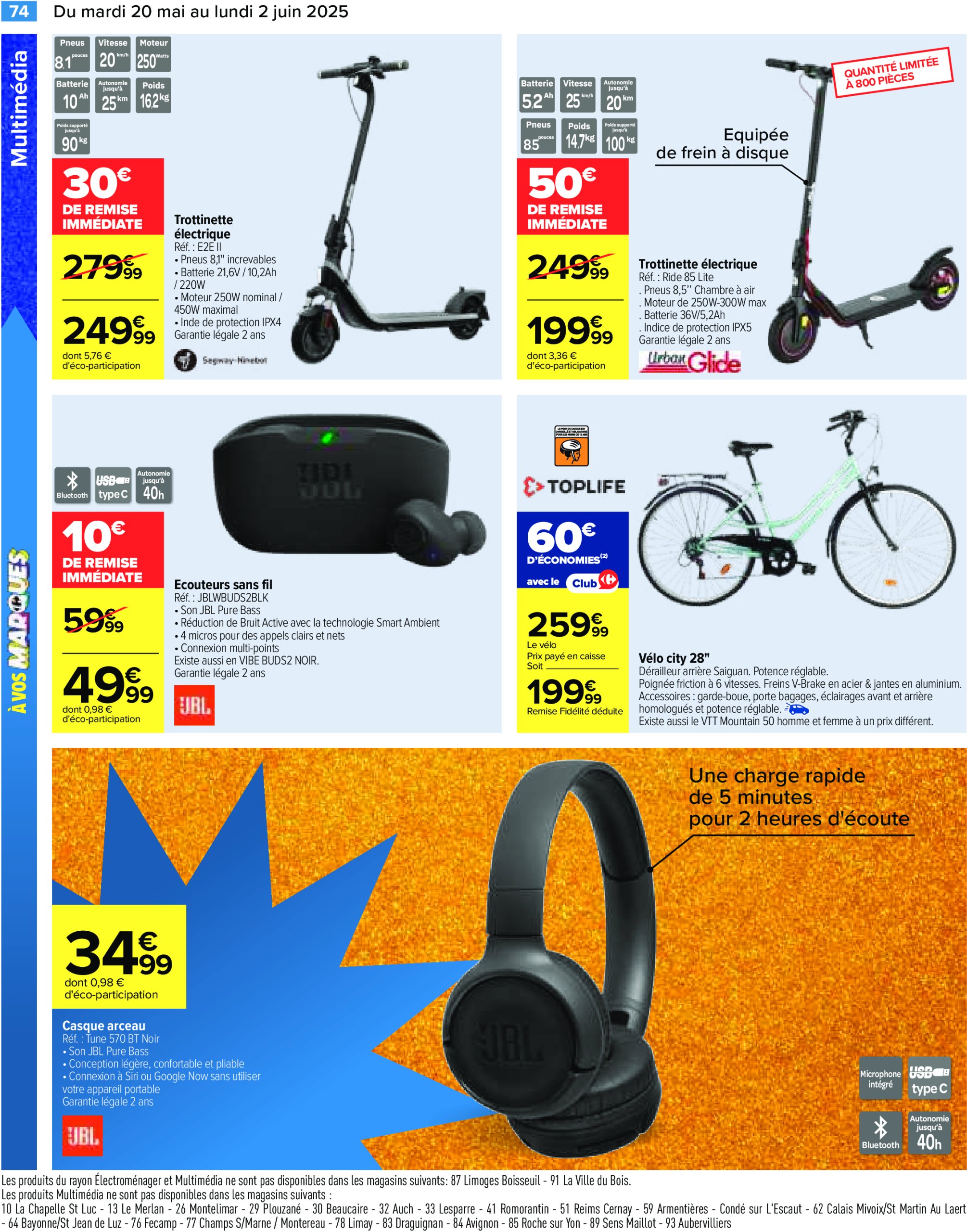 carrefour - Catalogue Carrefour valable dès 20/05 - 02/06 - page: 76 carrefour - Catalogue Carrefour valable dès 20/05 - 02/06 - page: 76
