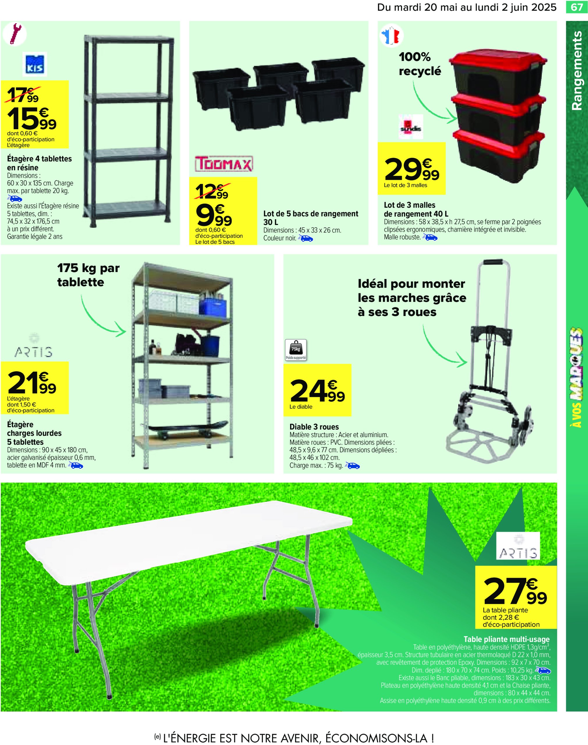 carrefour - Catalogue Carrefour valable dès 20/05 - 02/06 - page: 69 carrefour - Catalogue Carrefour valable dès 20/05 - 02/06 - page: 69