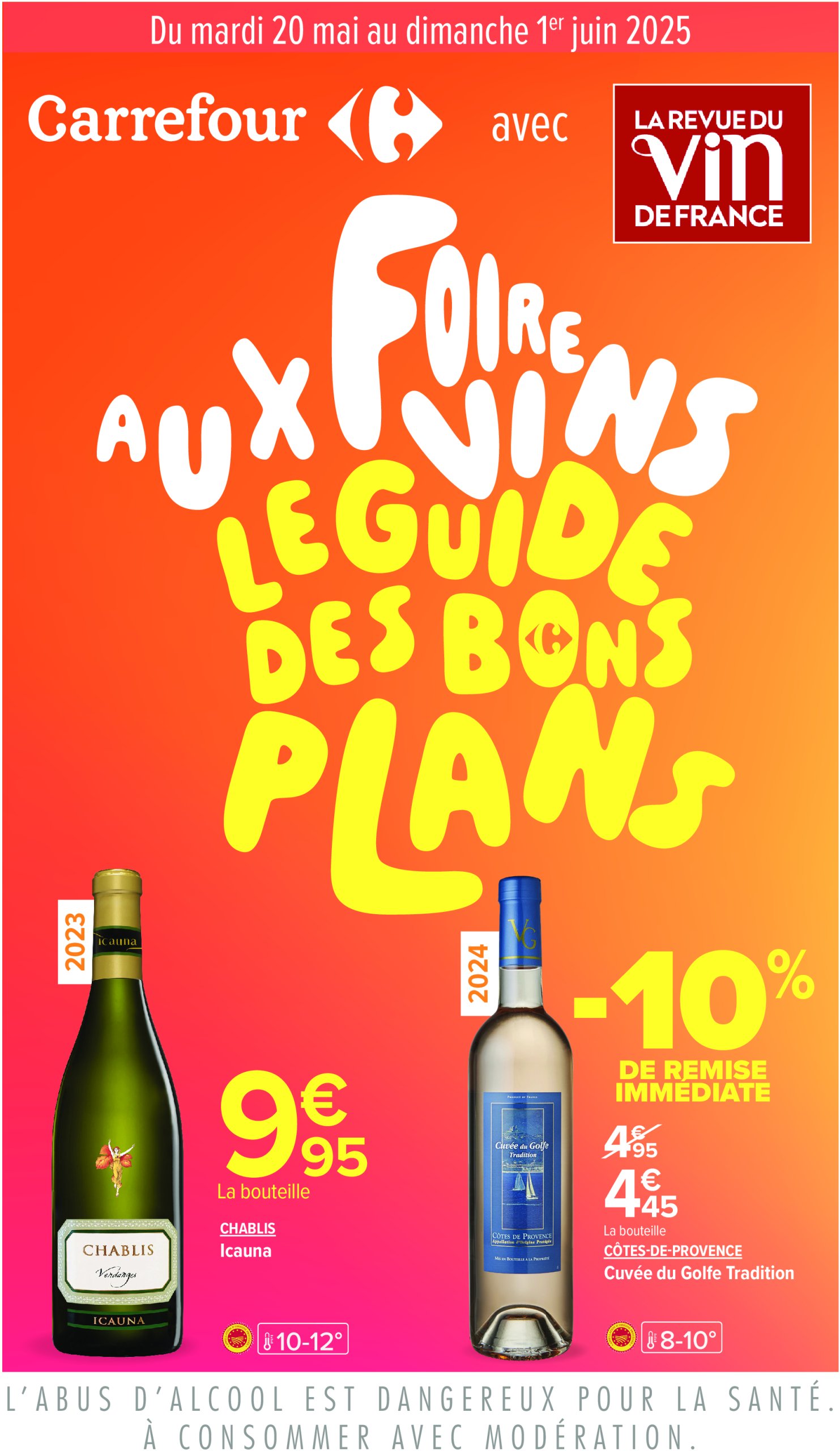 carrefour - Catalogue Carrefour - Foire aux Vins valable dès 20/05 - 01/06