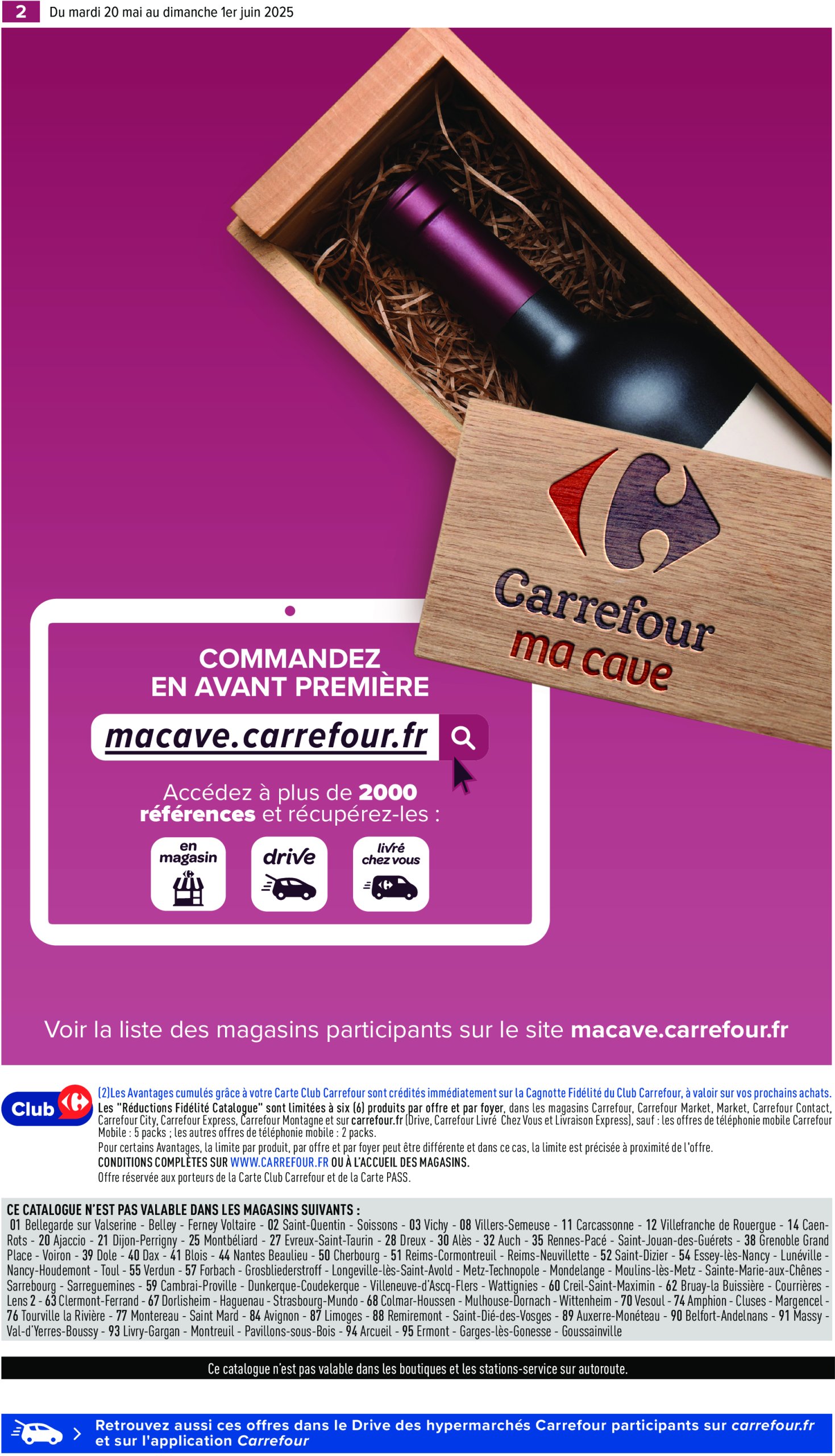 carrefour - Catalogue Carrefour - Foire aux Vins valable dès 20/05 - 01/06 - page: 2