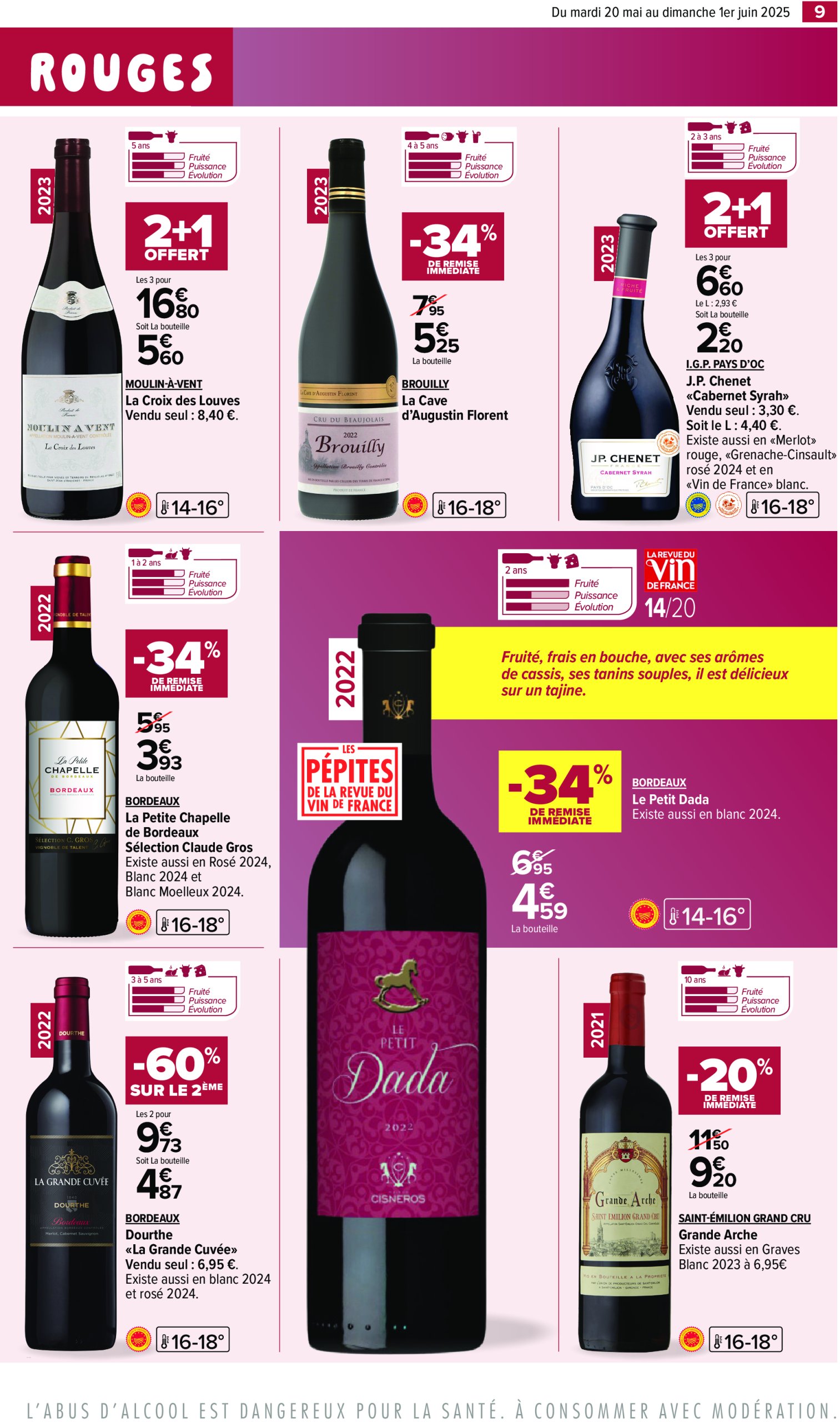carrefour - Catalogue Carrefour - Foire aux Vins valable dès 20/05 - 01/06 - page: 9