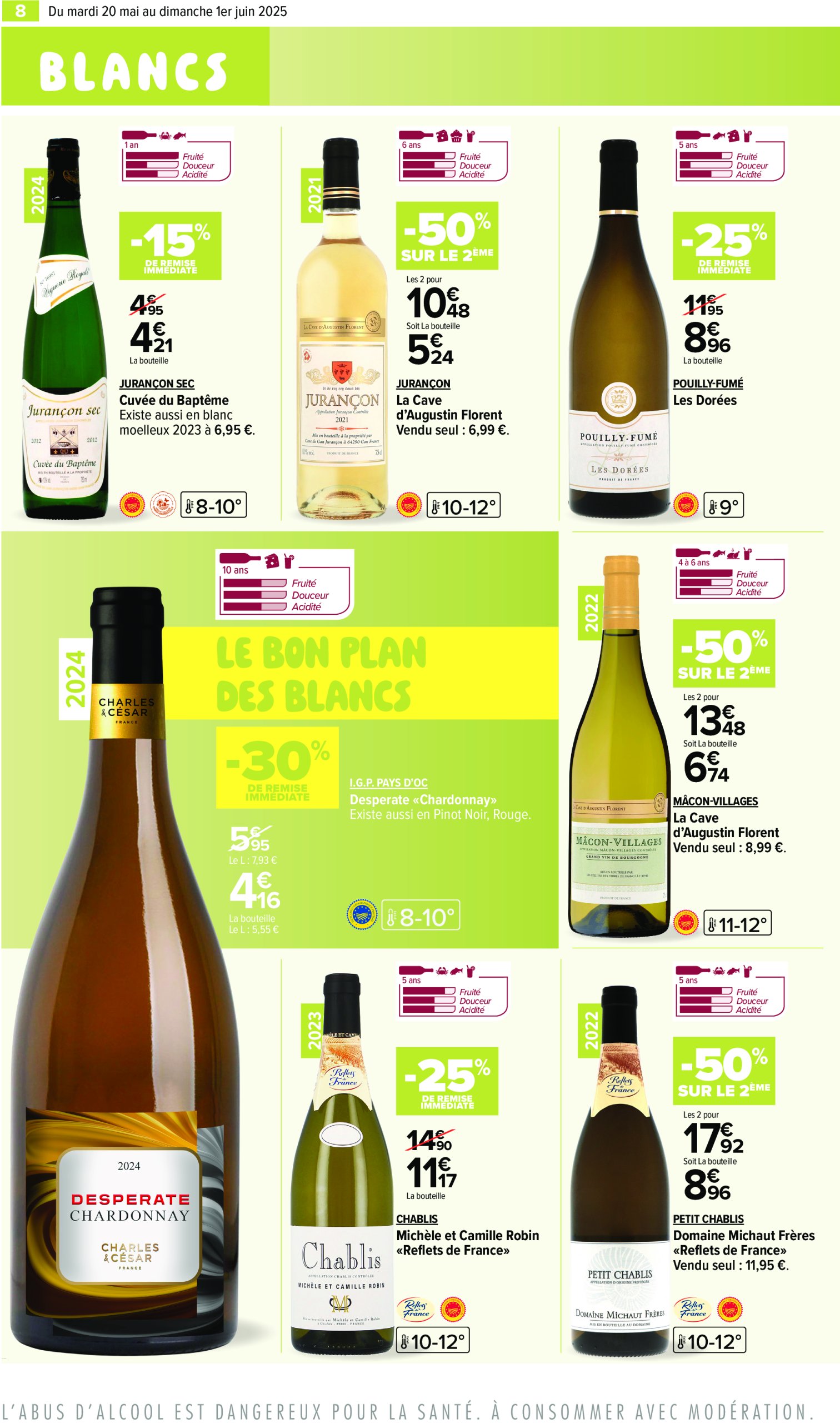 carrefour - Catalogue Carrefour - Foire aux Vins valable dès 20/05 - 01/06 - page: 8