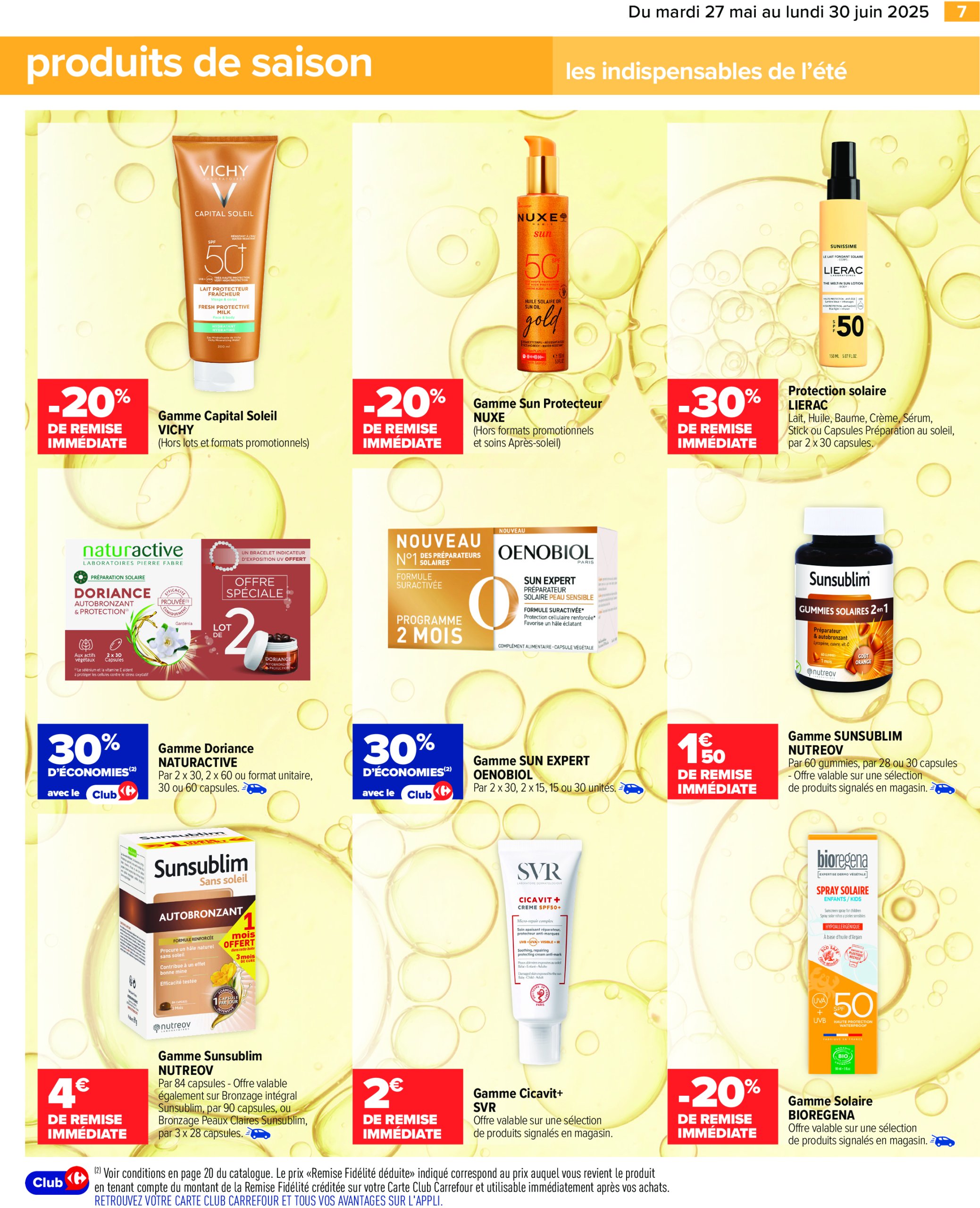 carrefour - Catalogue Carrefour - Parapharmacie valable dès 27/05 - 30/06 - page: 7