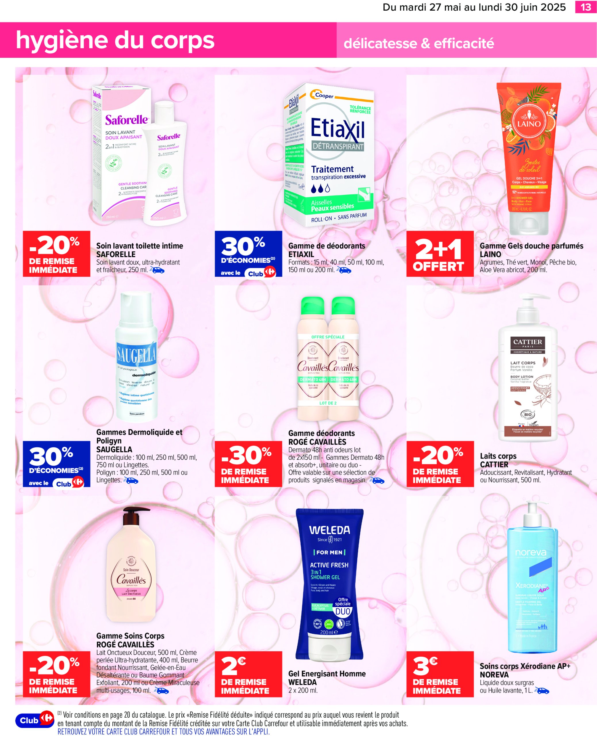 carrefour - Catalogue Carrefour - Parapharmacie valable dès 27/05 - 30/06 - page: 13