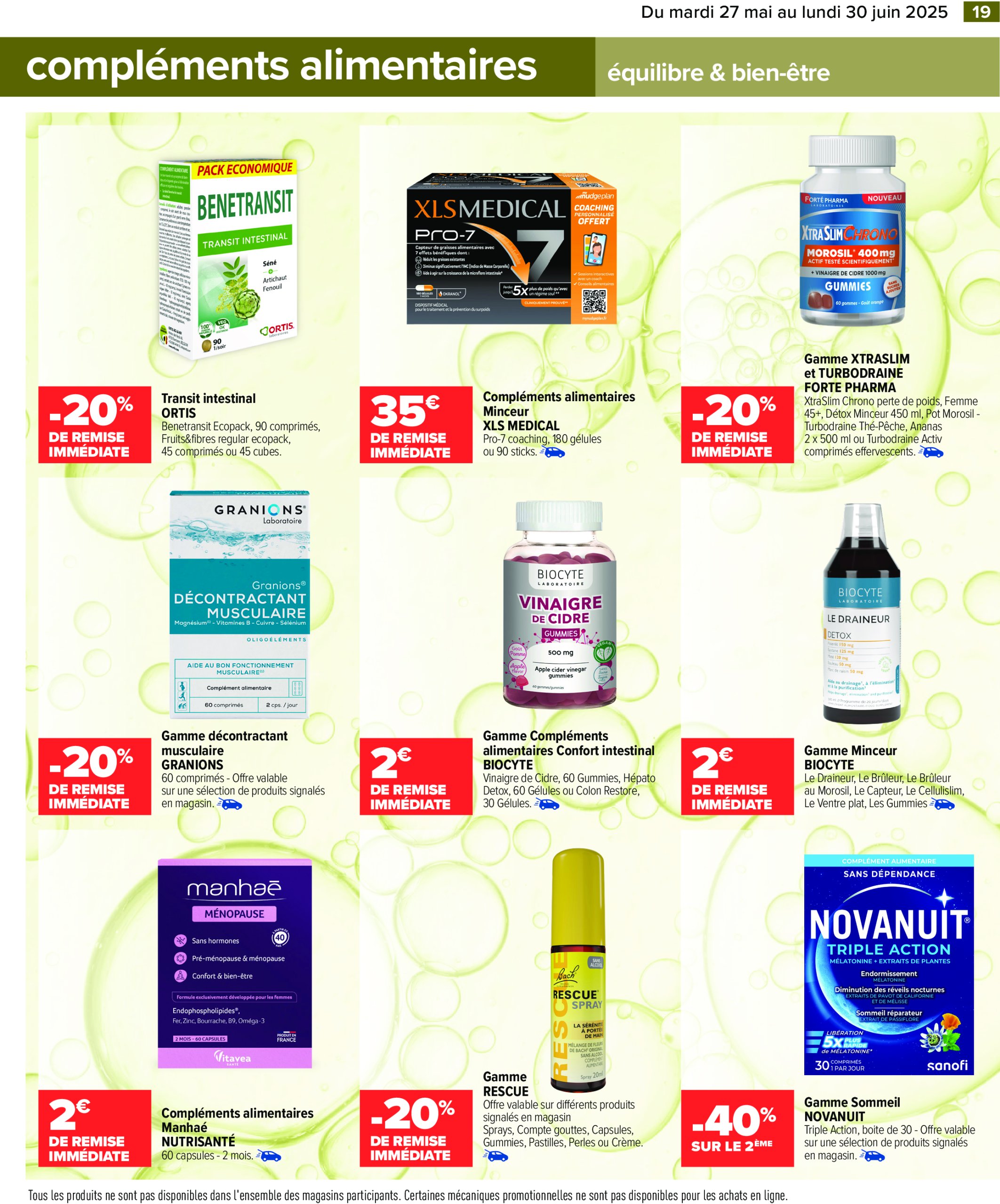 carrefour - Catalogue Carrefour - Parapharmacie valable dès 27/05 - 30/06 - page: 19