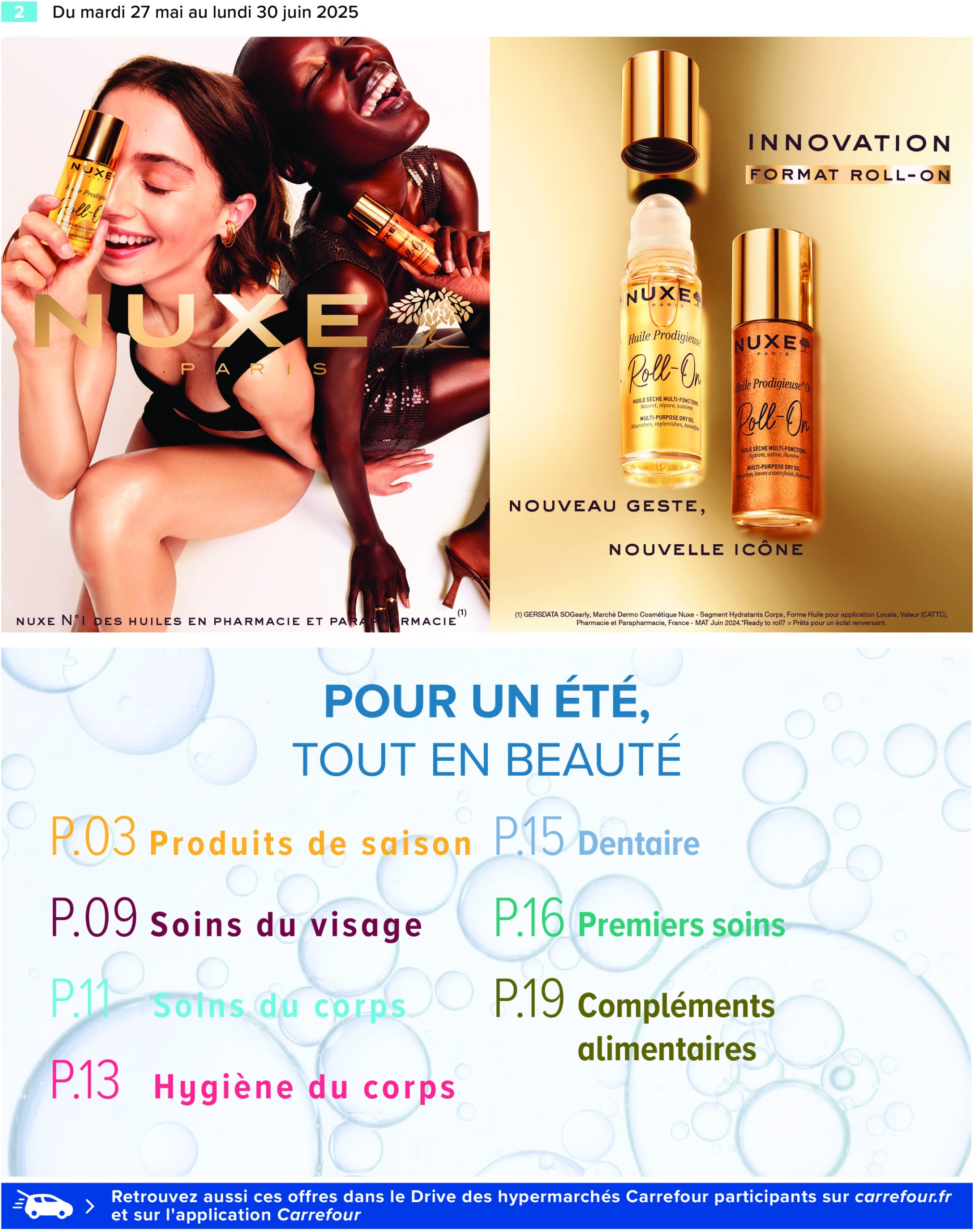 carrefour - Catalogue Carrefour - Parapharmacie valable dès 27/05 - 30/06 - page: 2