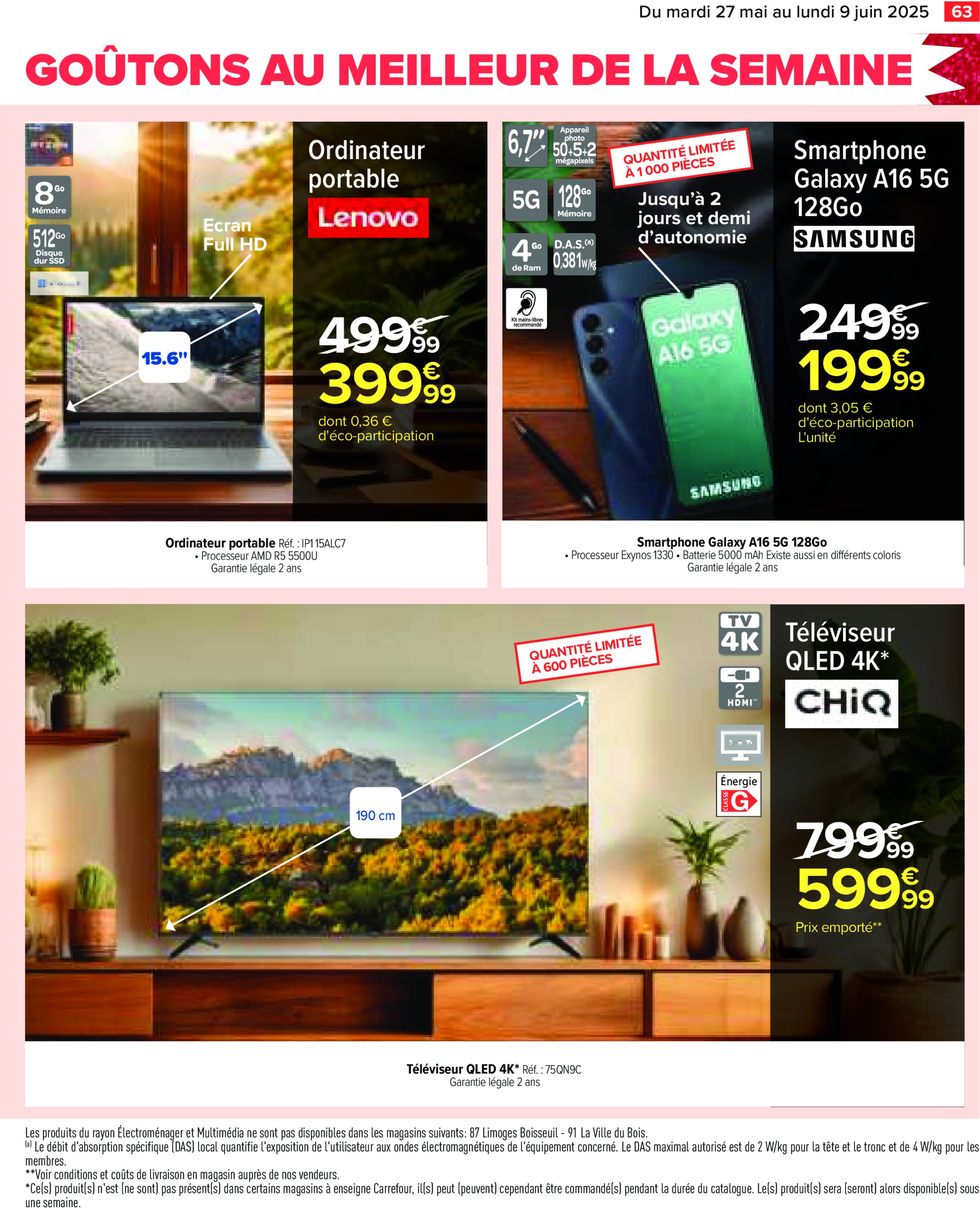 carrefour - Catalogue Carrefour valable dès 27/05 - 09/06 - page: 65 carrefour - Catalogue Carrefour valable dès 27/05 - 09/06 - page: 65