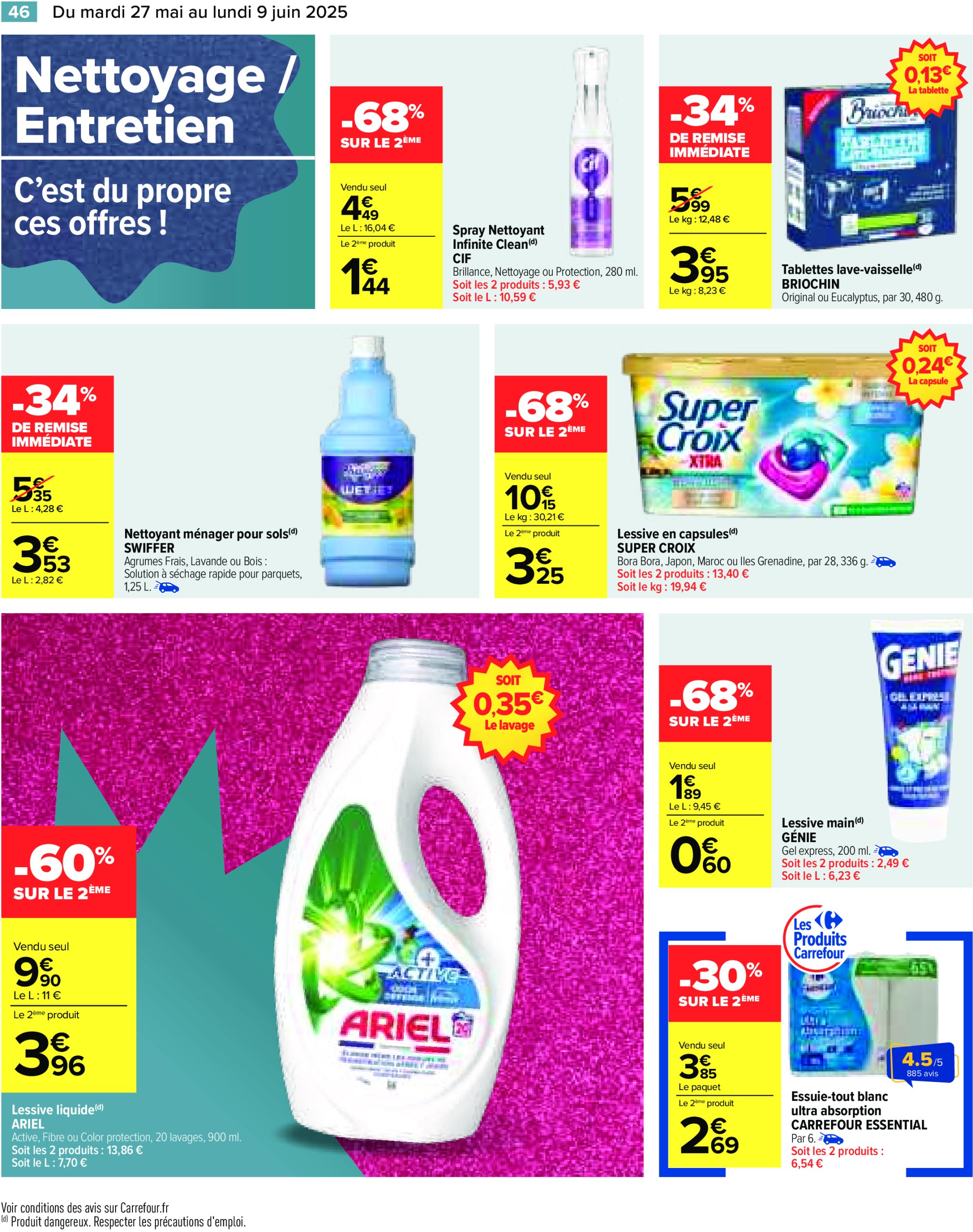 carrefour - Catalogue Carrefour valable dès 27/05 - 09/06 - page: 48 carrefour - Catalogue Carrefour valable dès 27/05 - 09/06 - page: 48
