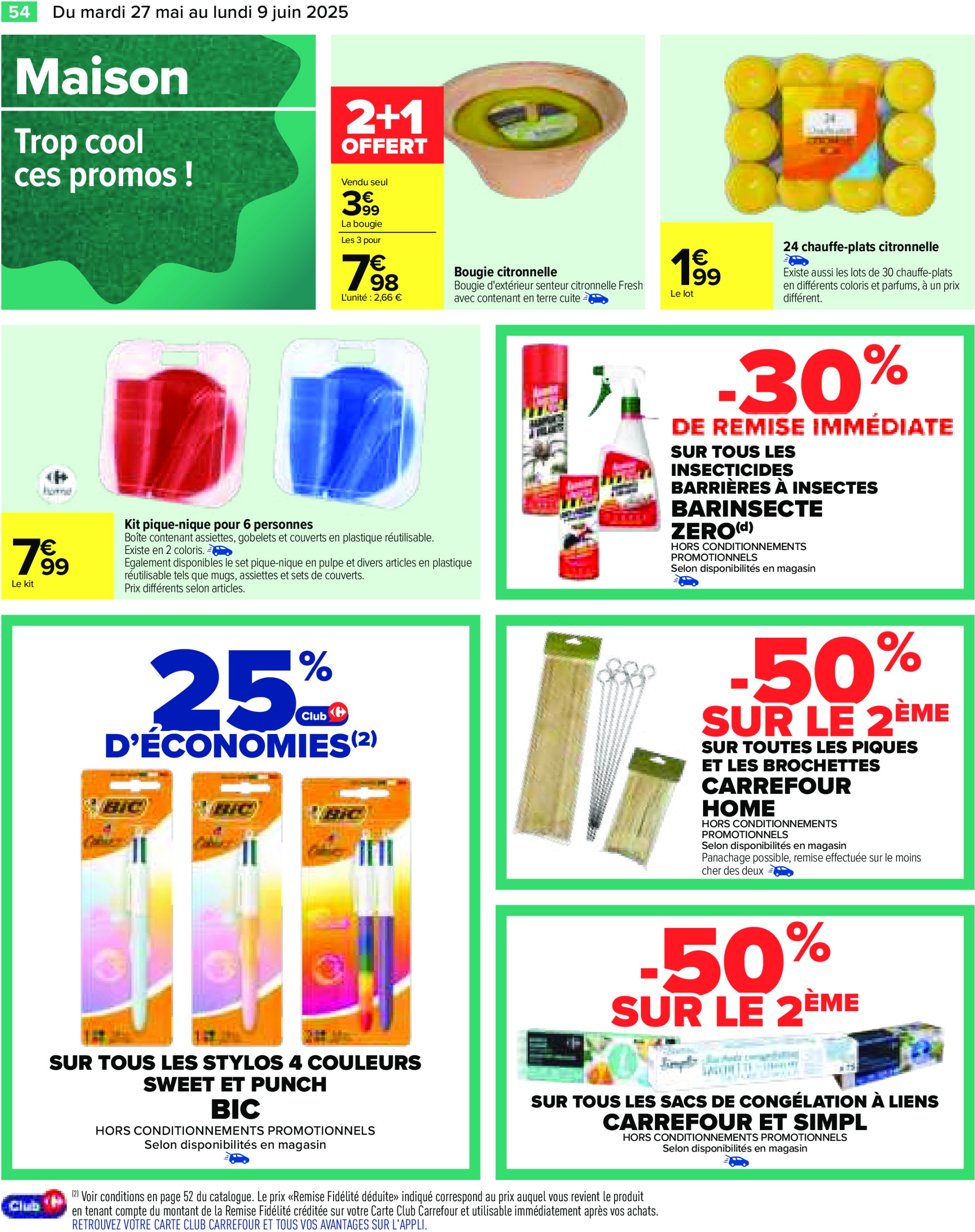 carrefour - Catalogue Carrefour valable dès 27/05 - 09/06 - page: 56 carrefour - Catalogue Carrefour valable dès 27/05 - 09/06 - page: 56