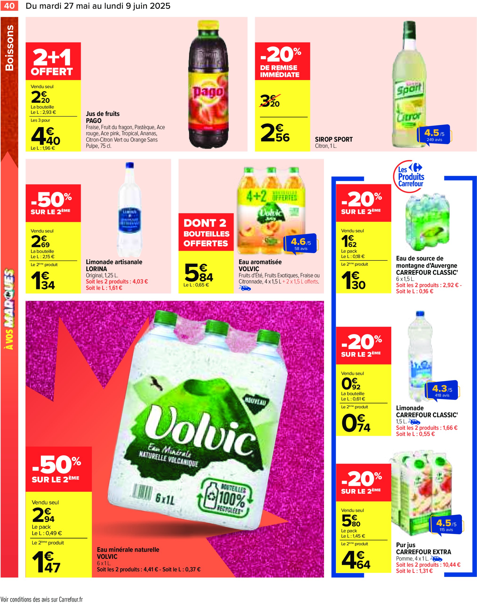 carrefour - Catalogue Carrefour valable dès 27/05 - 09/06 - page: 42 carrefour - Catalogue Carrefour valable dès 27/05 - 09/06 - page: 42