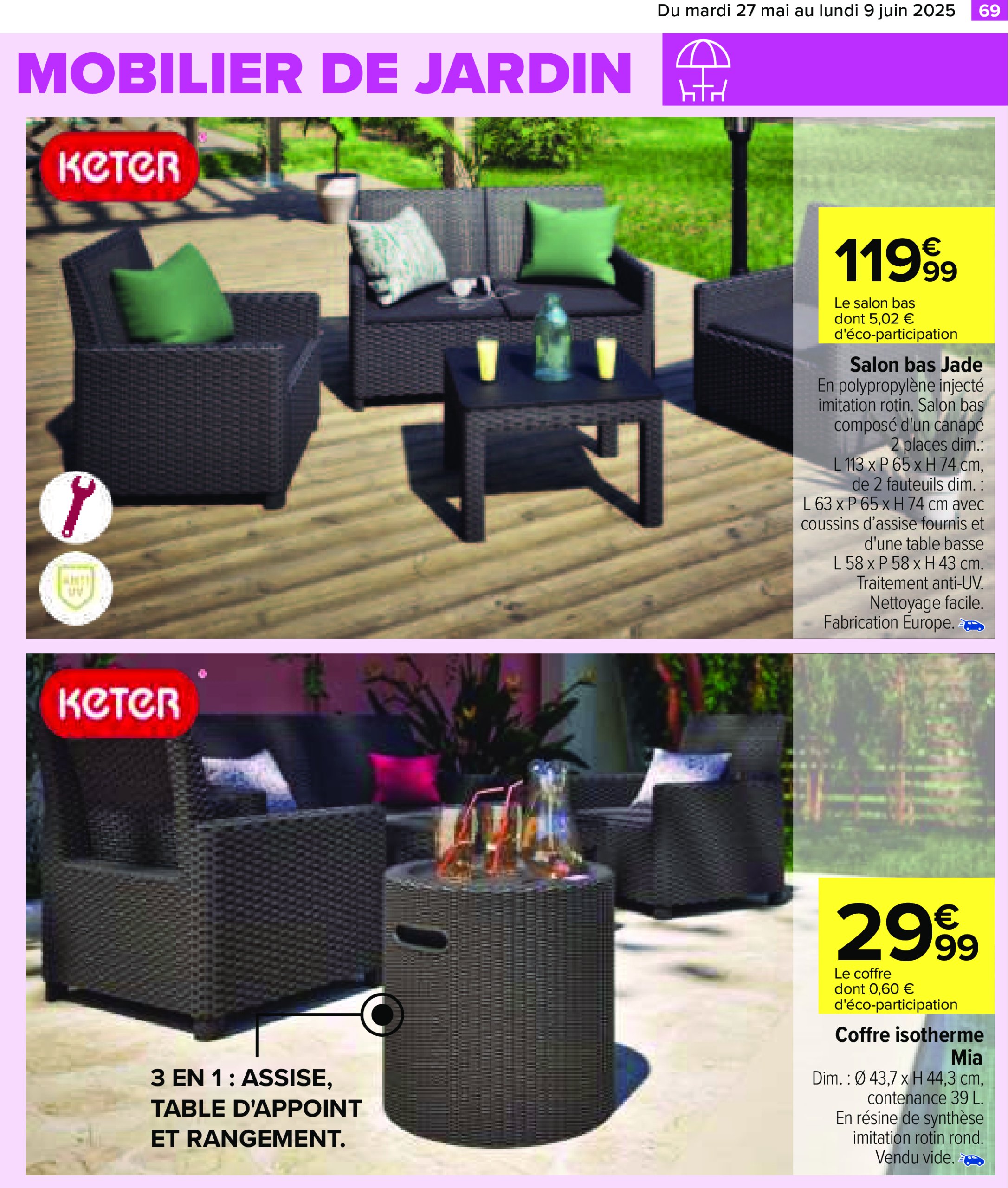 carrefour - Catalogue Carrefour valable dès 27/05 - 09/06 - page: 71 carrefour - Catalogue Carrefour valable dès 27/05 - 09/06 - page: 71