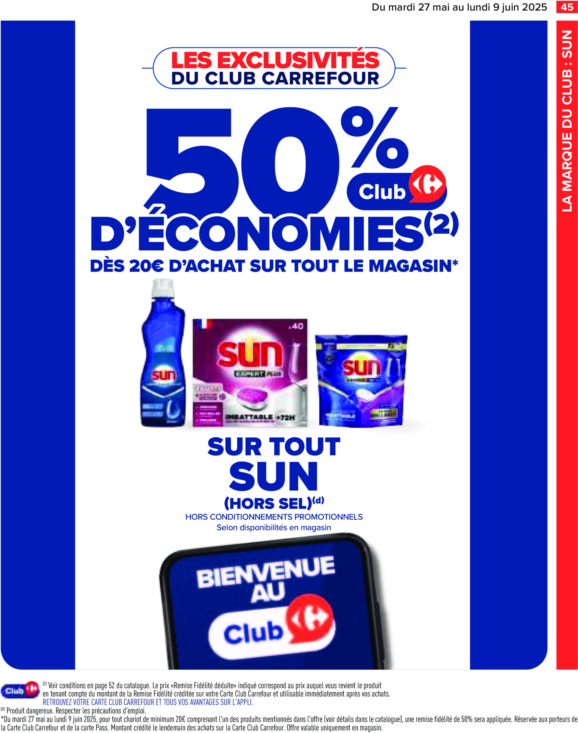 carrefour - Catalogue Carrefour valable dès 27/05 - 09/06 - page: 47 carrefour - Catalogue Carrefour valable dès 27/05 - 09/06 - page: 47