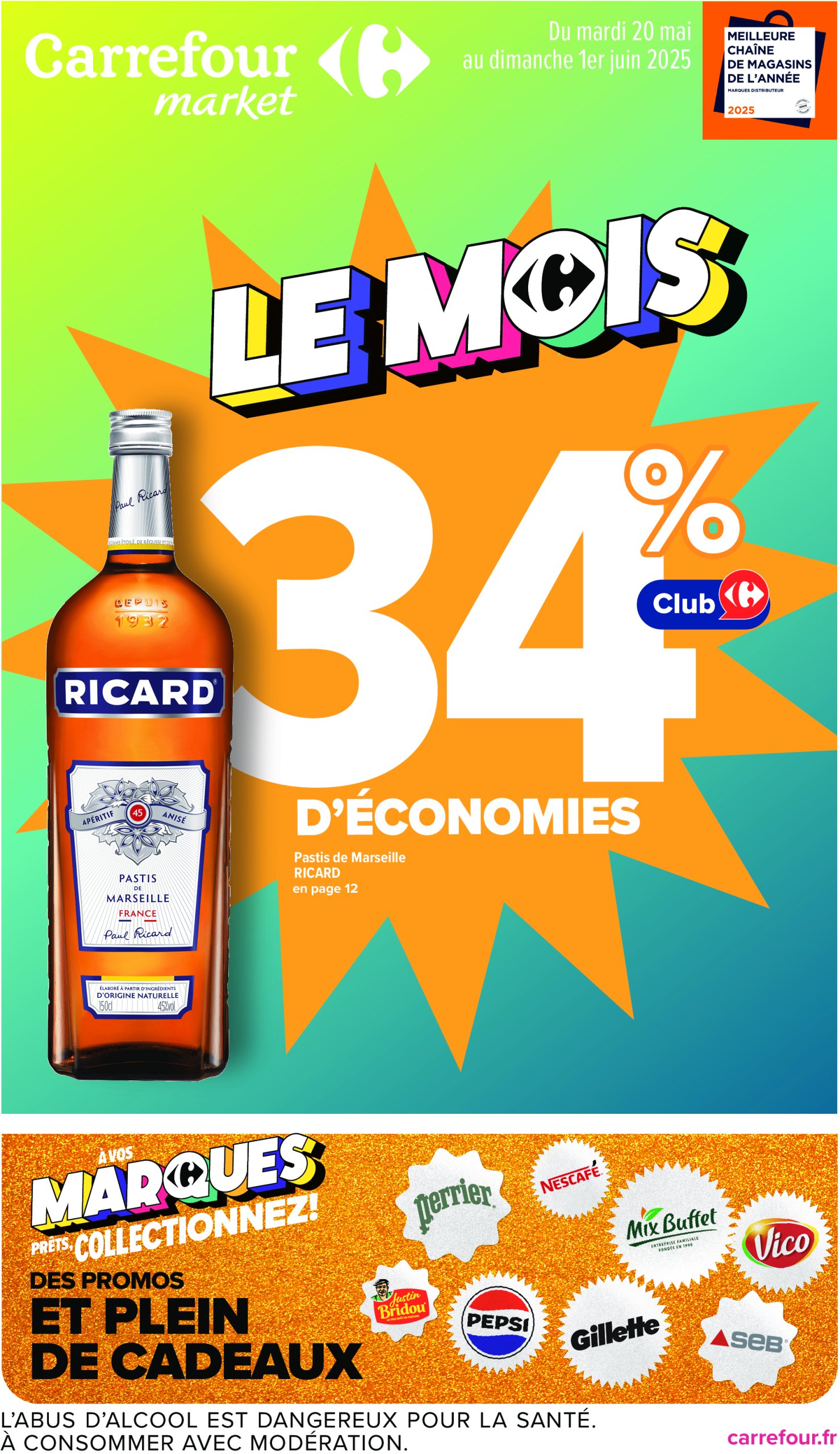 carrefour - Catalogue Carrefour - A vos marques, prêt, collectionnez valable dès 20/05 - 01/06