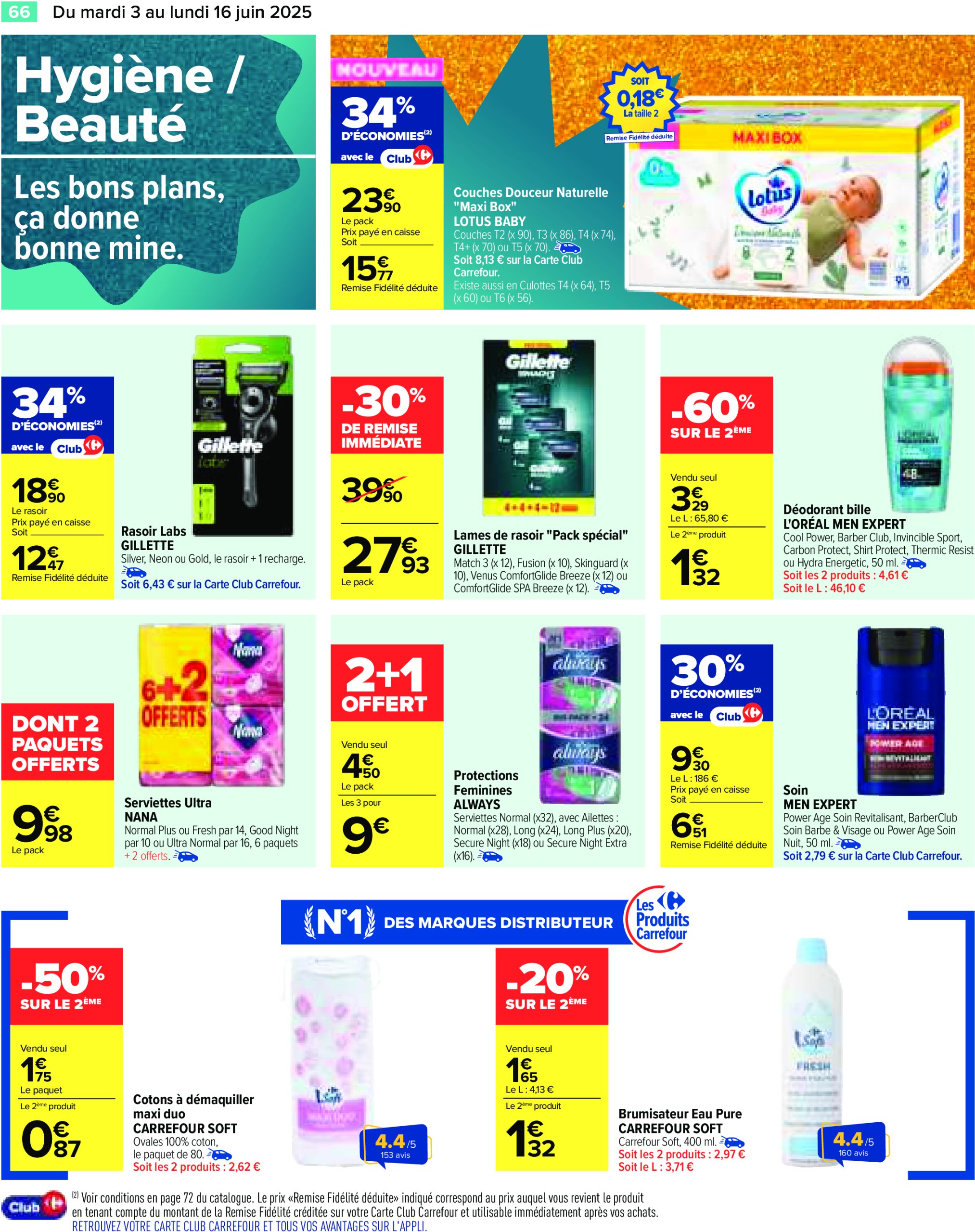 carrefour - Catalogue Carrefour valable dès 03/06 - 16/06 - page: 68 carrefour - Catalogue Carrefour valable dès 03/06 - 16/06 - page: 68